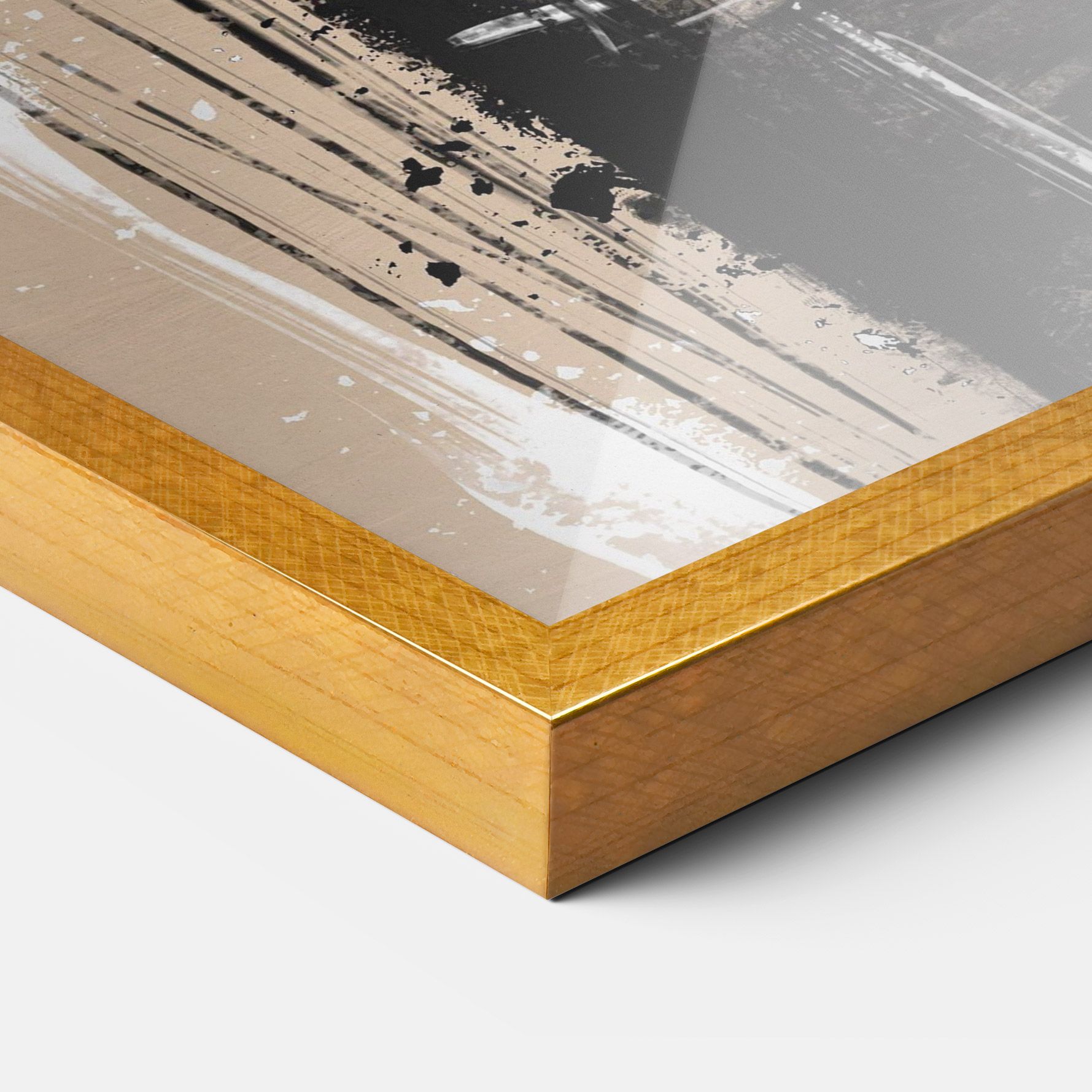 Modern Oil Painting With White mockup 3