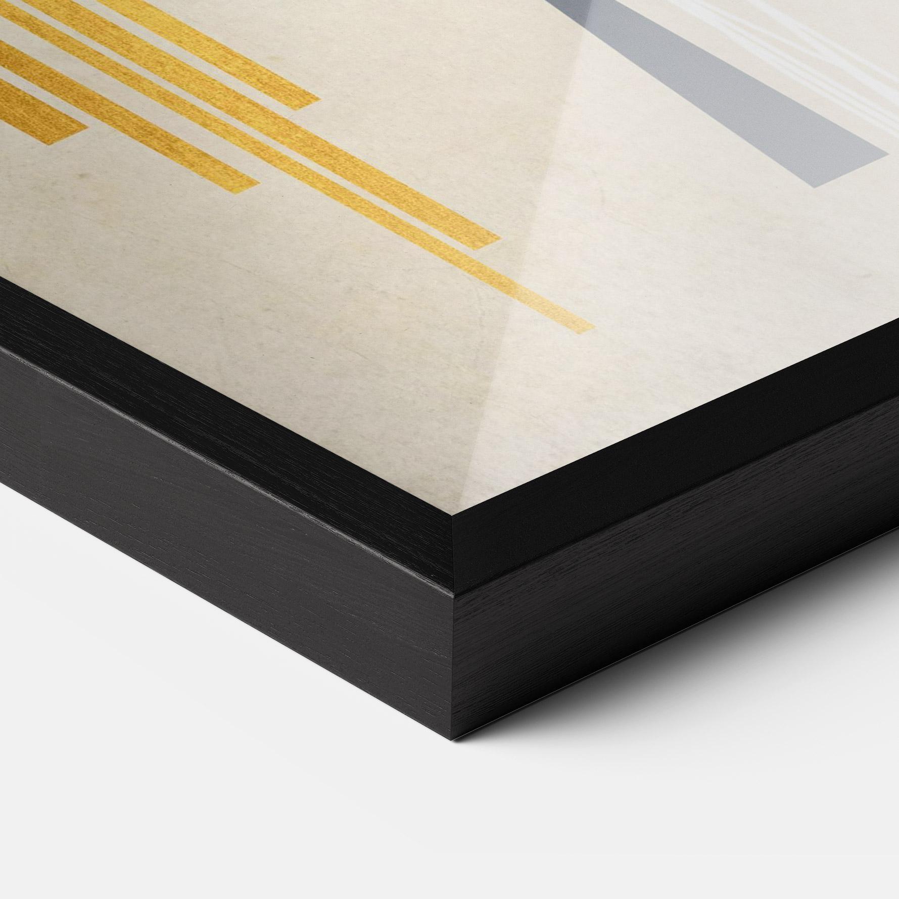 Poster Înrămat Abstract Grey Face 1 mockup 3