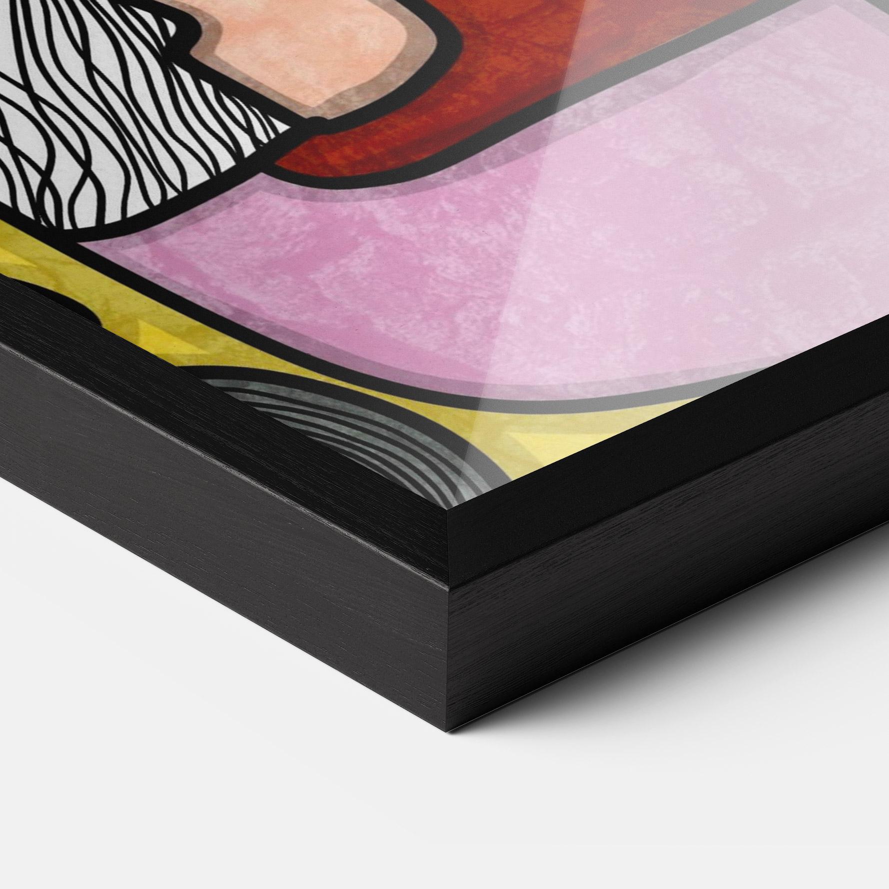 Poster Înrămat Abstract Looking Eyes mockup 3