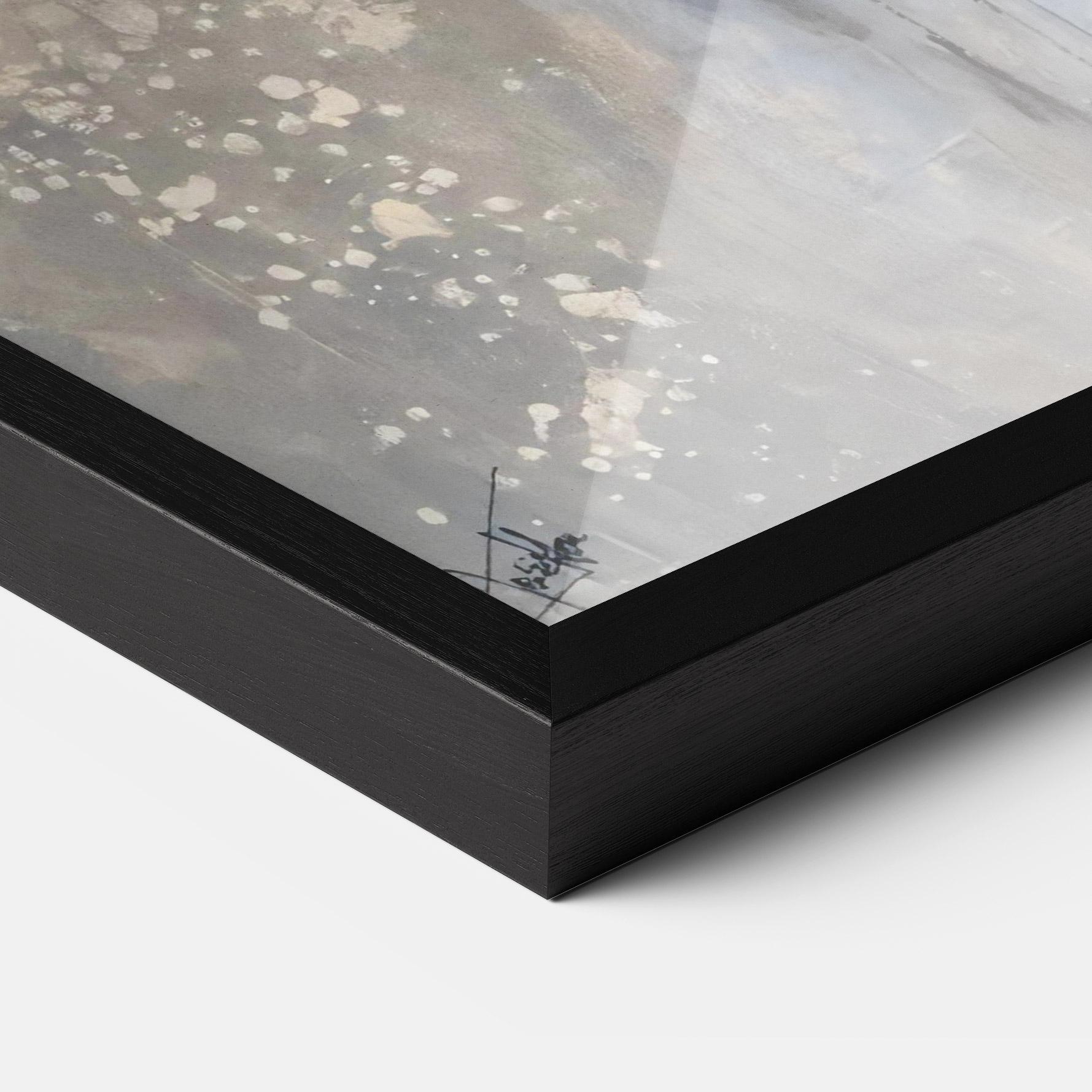 Poster Înrămat Abstract Moons mockup 3