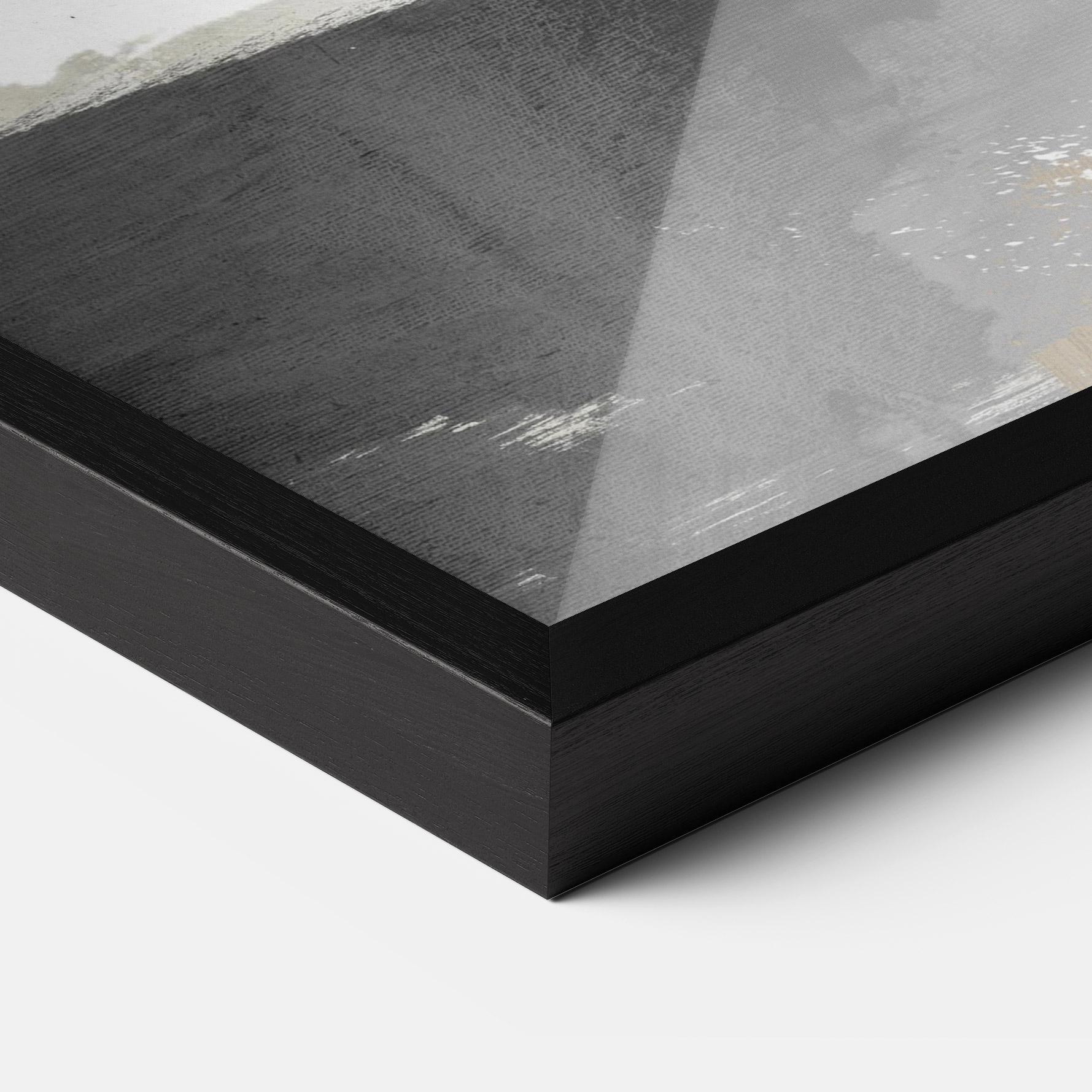 Poster Înrămat Chaotic Golden Painting mockup 3