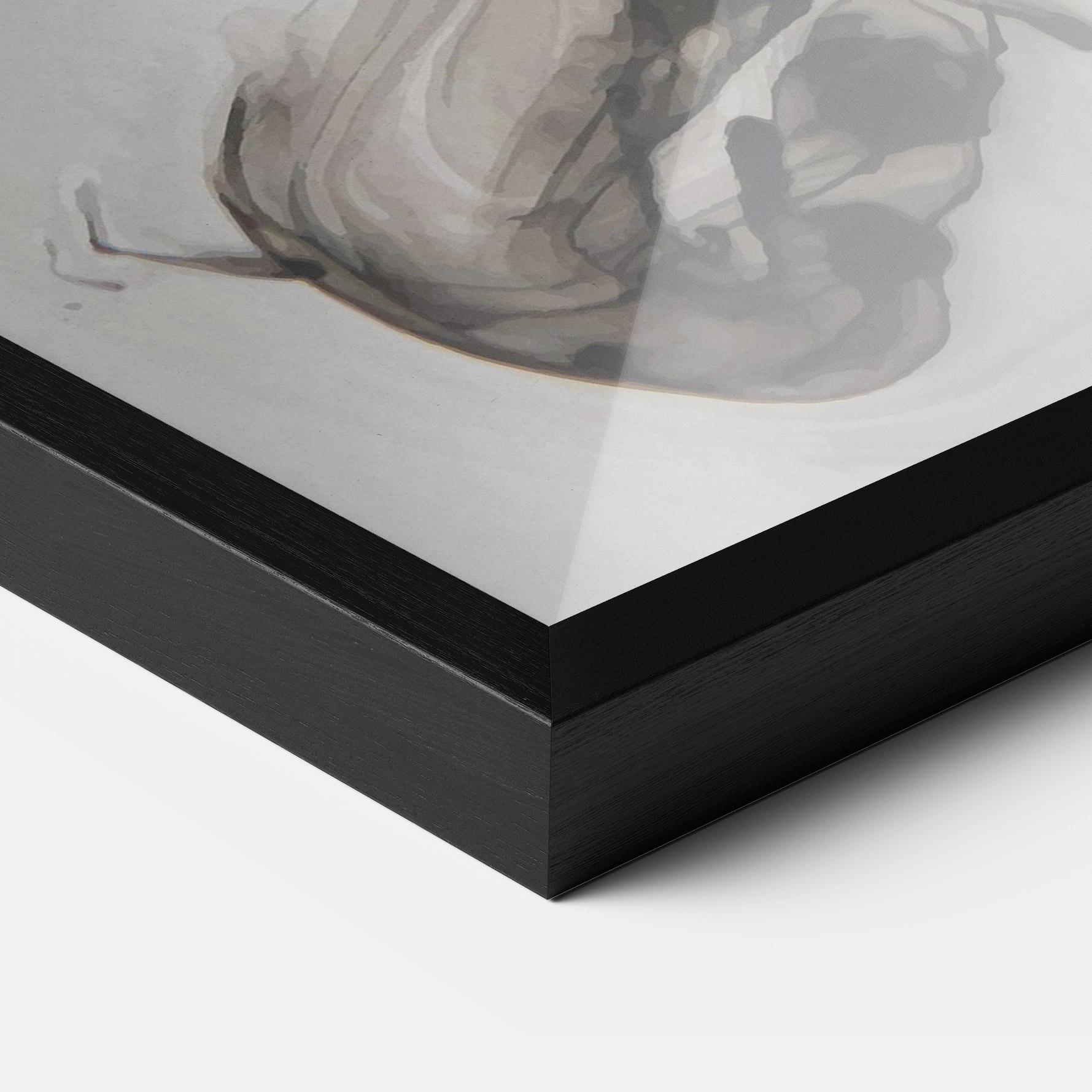 Poster Înrămat Gold Glitter Watercolor mockup 3