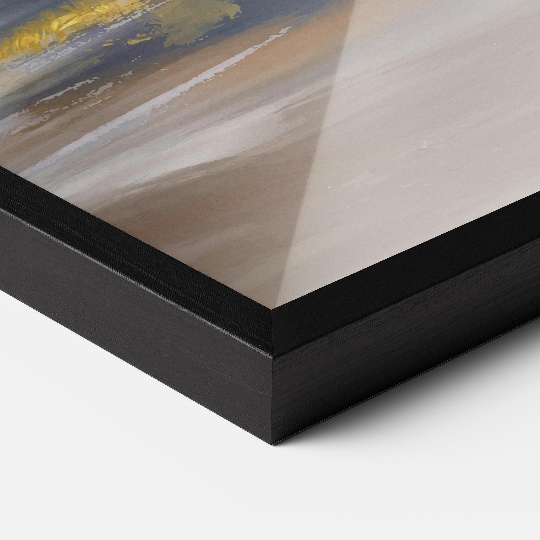 Poster Înrămat Messy Gold Art mockup 3