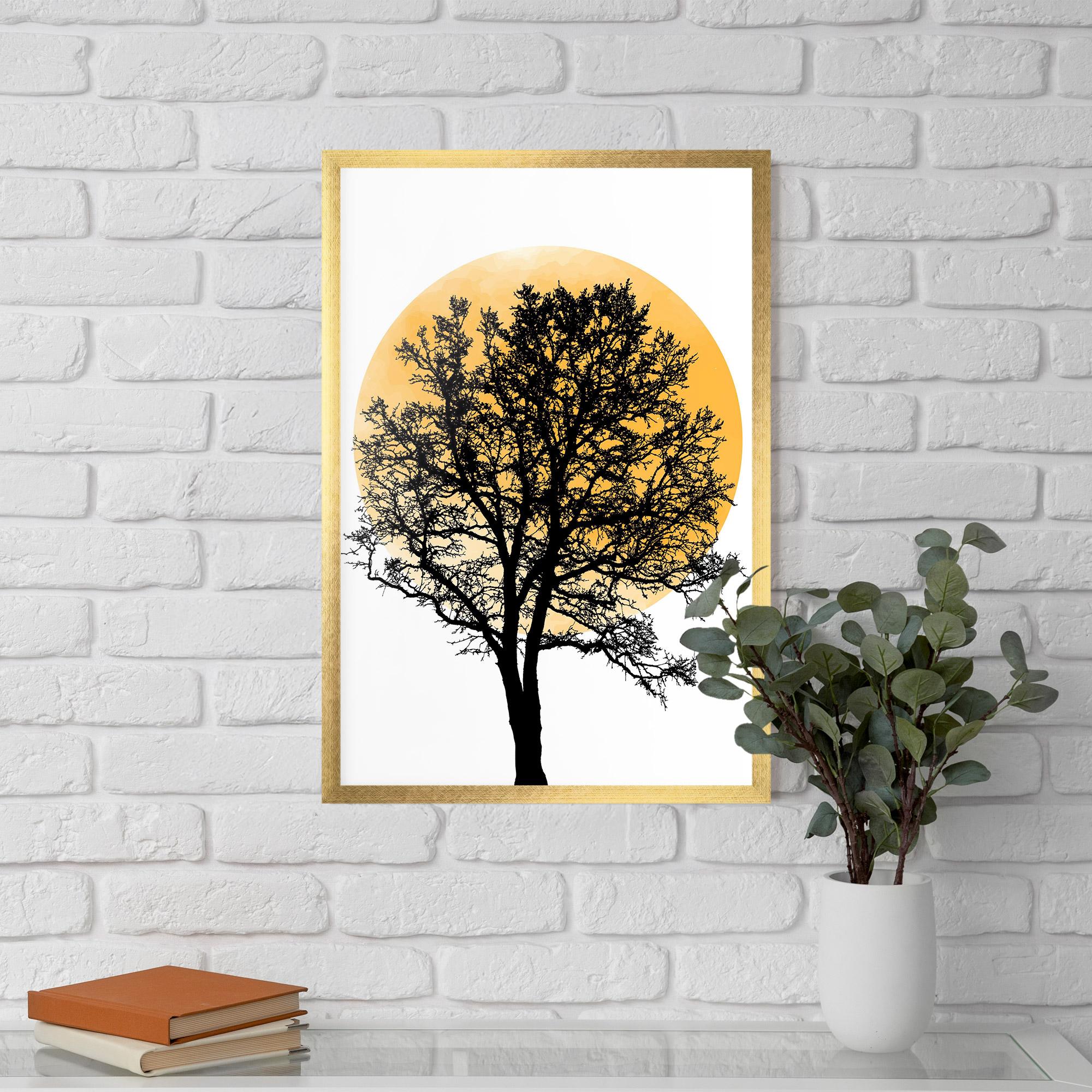 Poster Înrămat Orange Sun 01 mockup 5