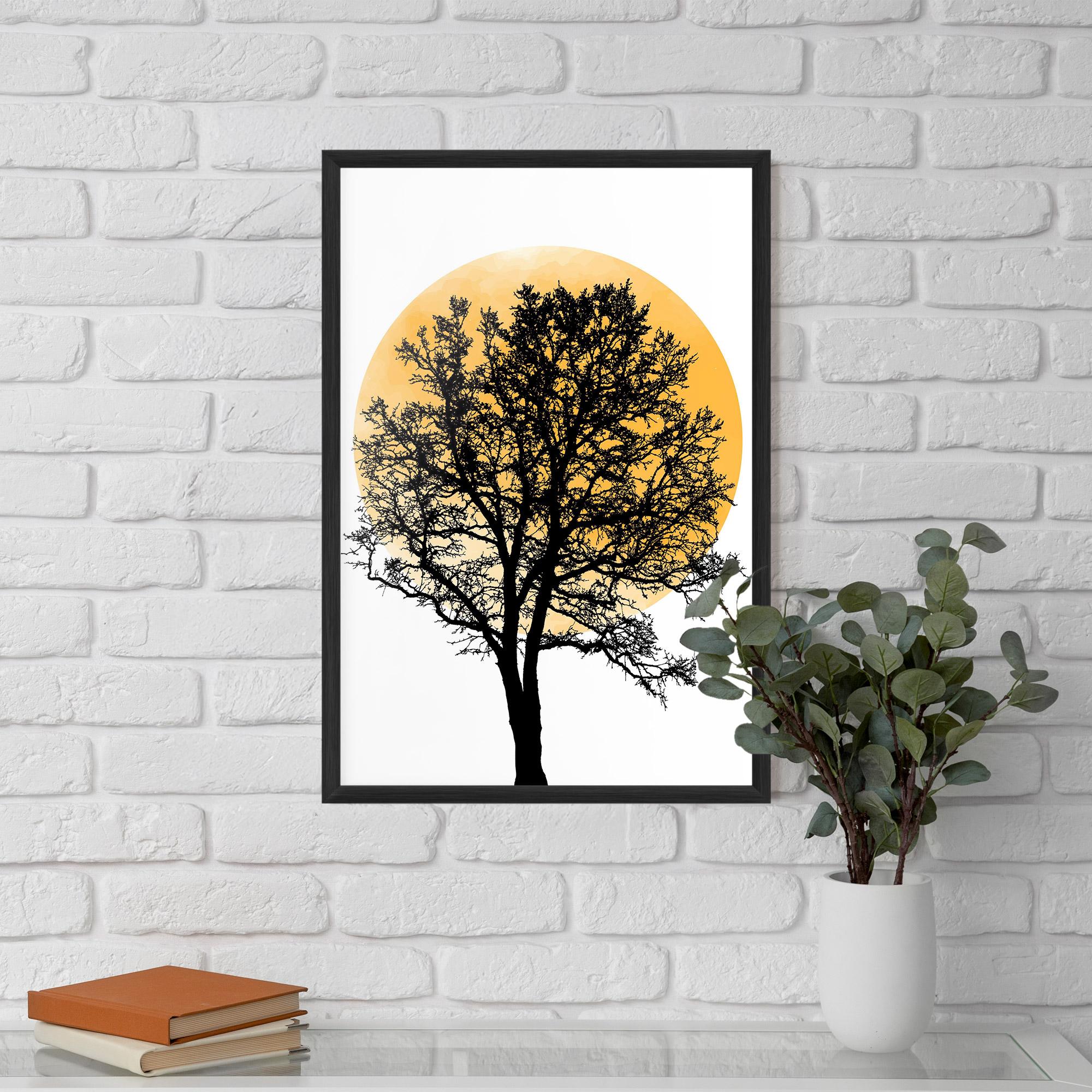 Poster Înrămat Orange Sun 01 mockup 5