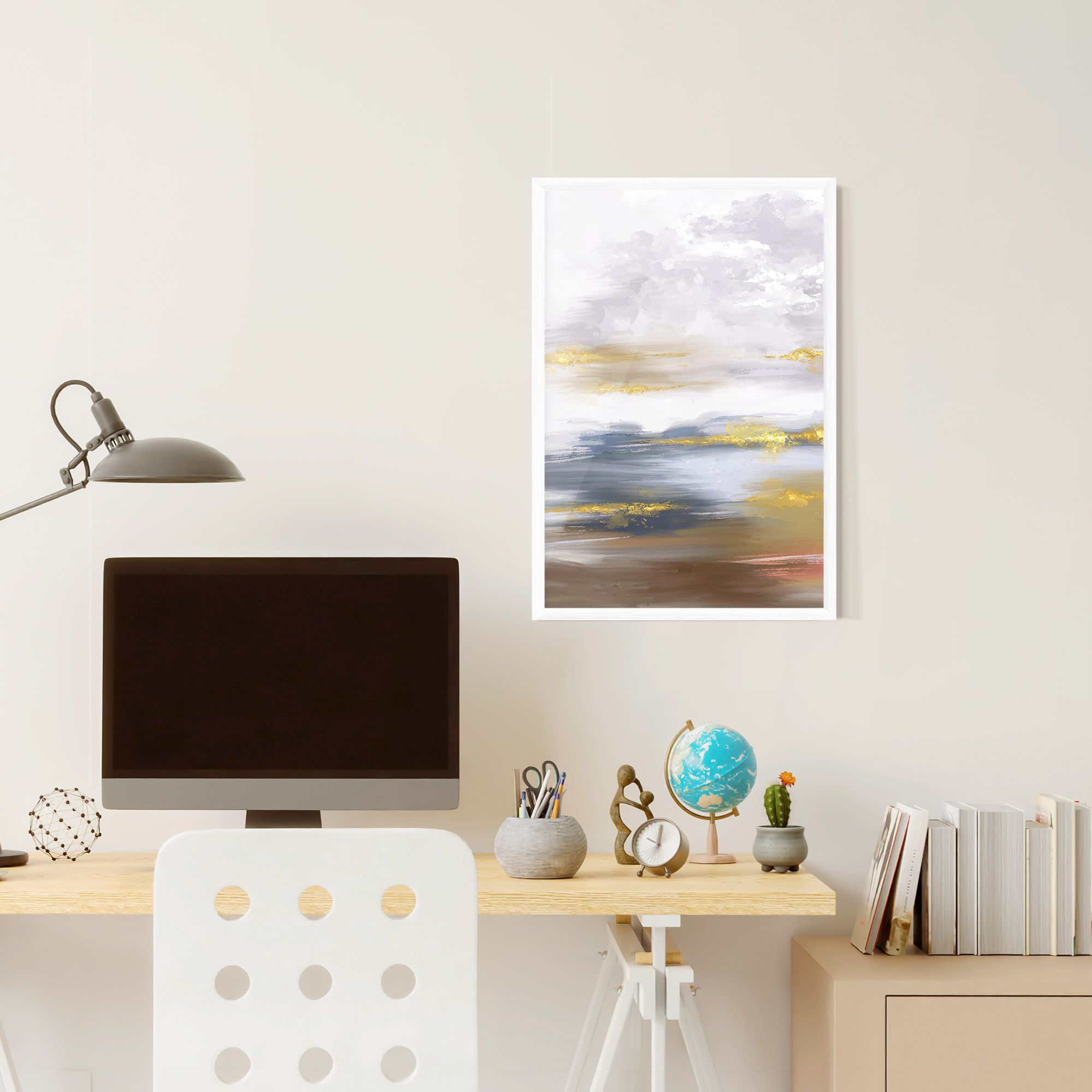 Messy Gold Art mockup 6