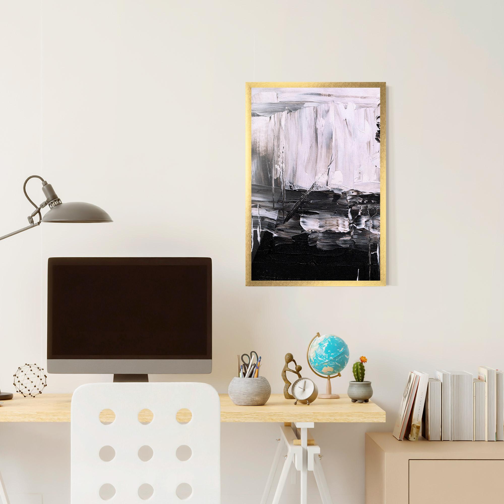 Poster Înrămat Abstract Paintings mockup 6