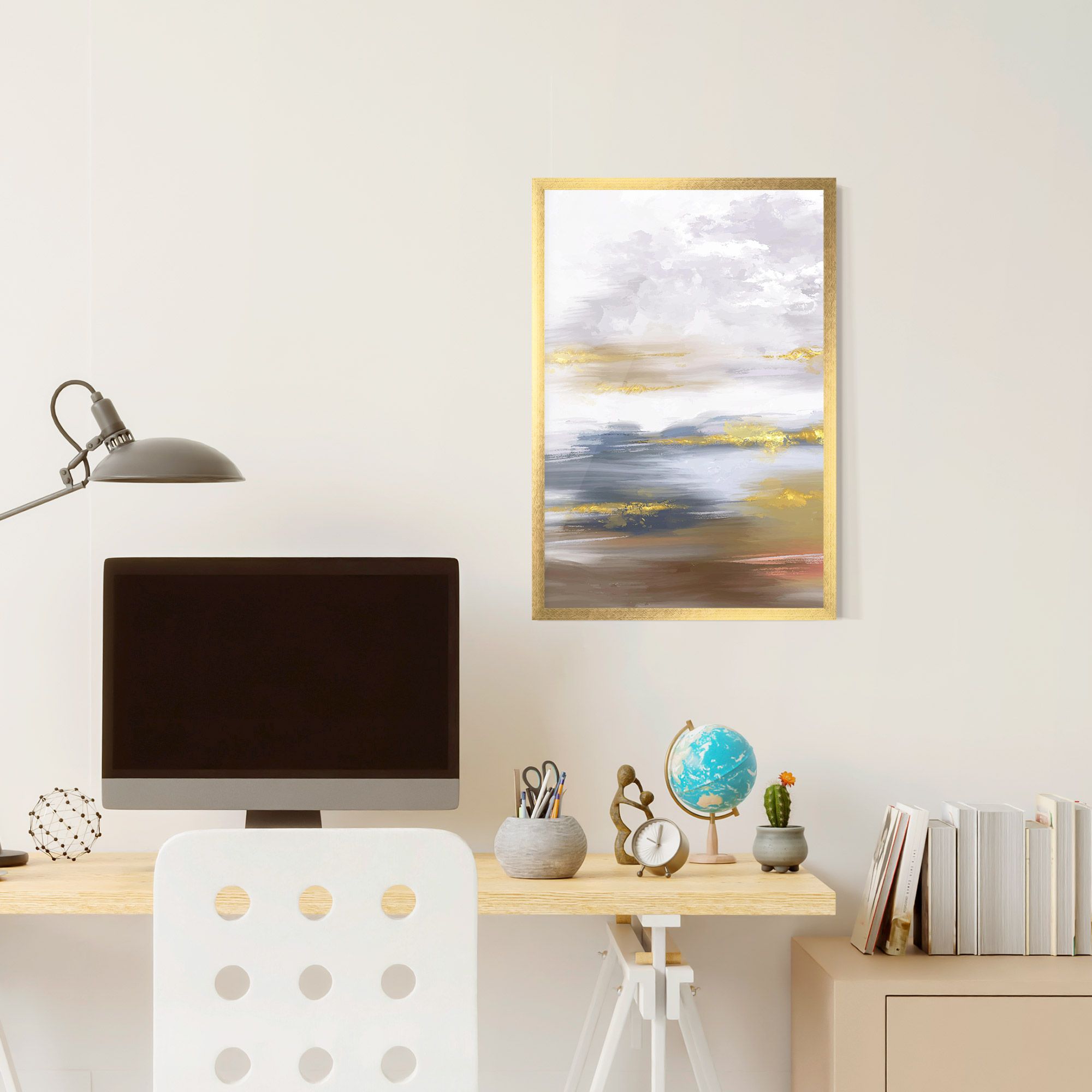 Messy Gold Art mockup 6