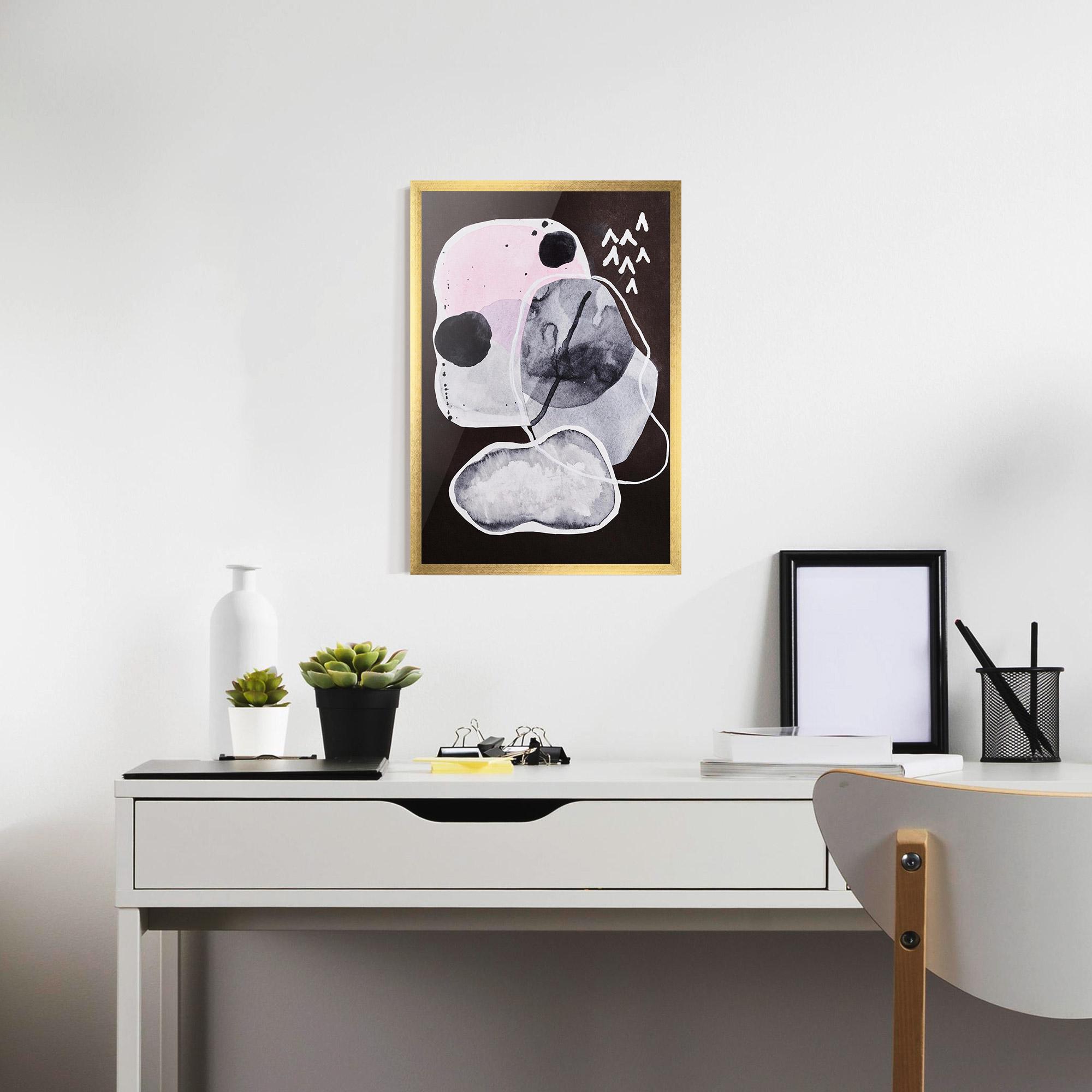 Poster Înrămat Abstract Collage mockup 7