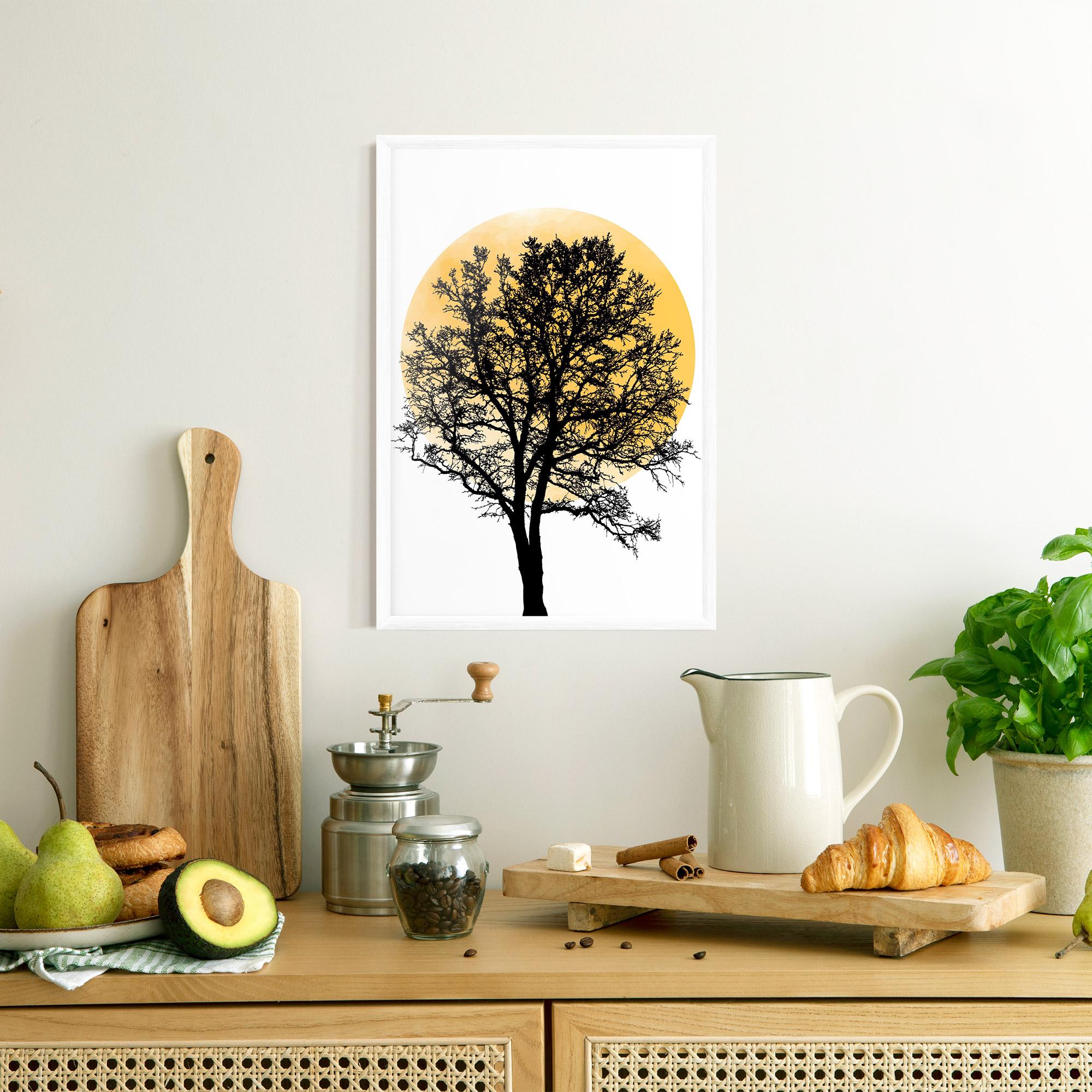 Poster Înrămat Orange Sun 01 mockup 8