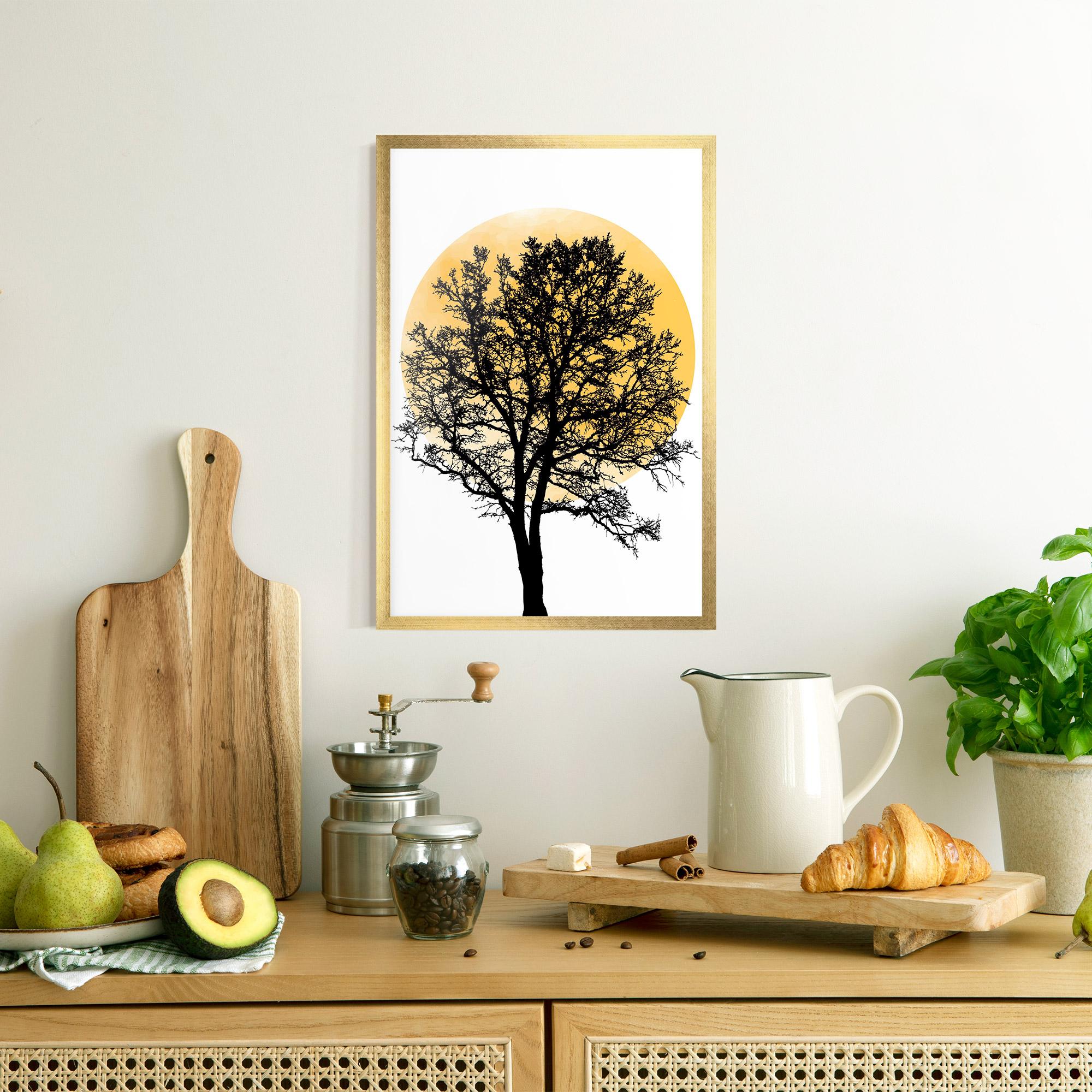 Poster Înrămat Orange Sun 01 mockup 8