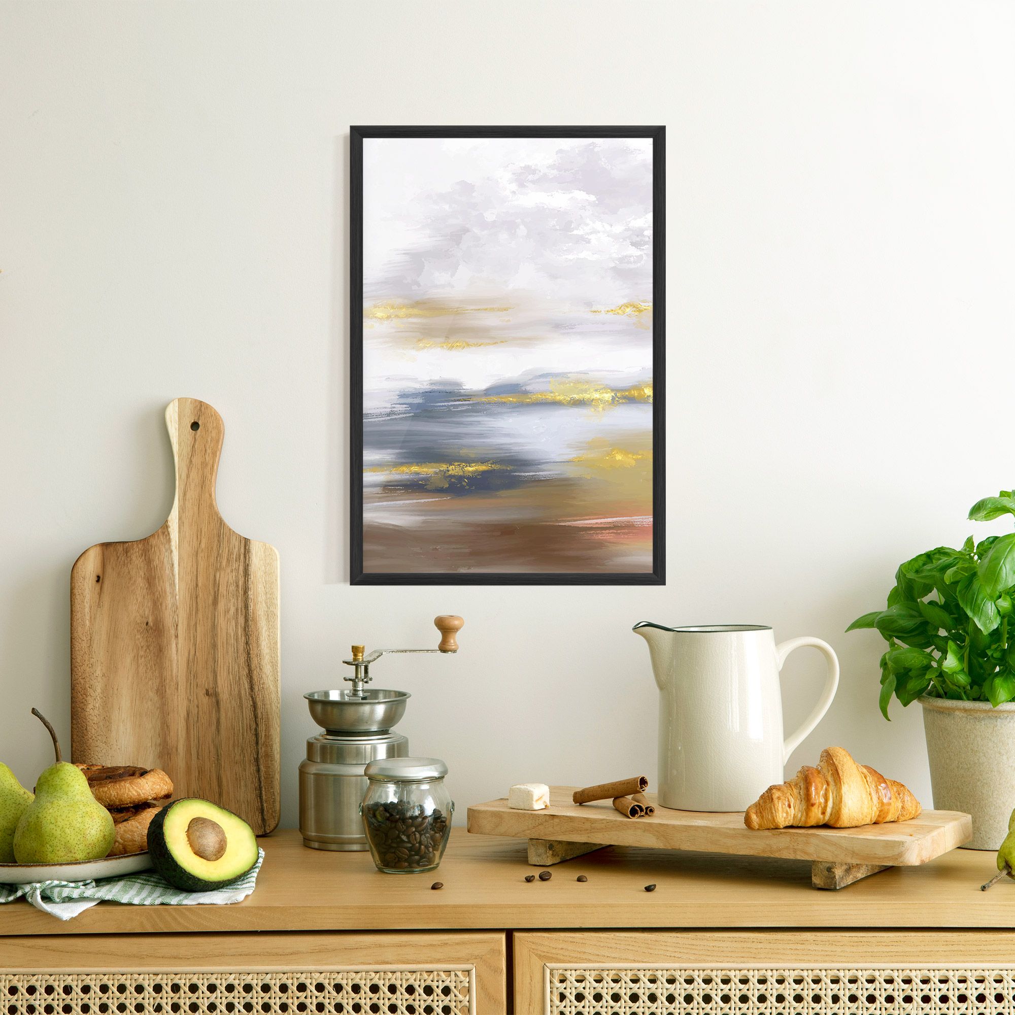 Messy Gold Art mockup 8