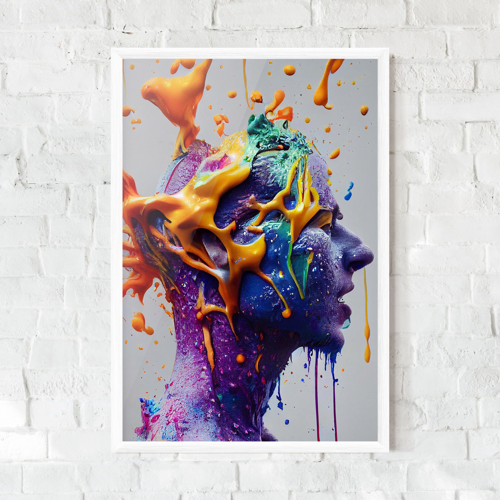 Abstract Purple Face mockup 0