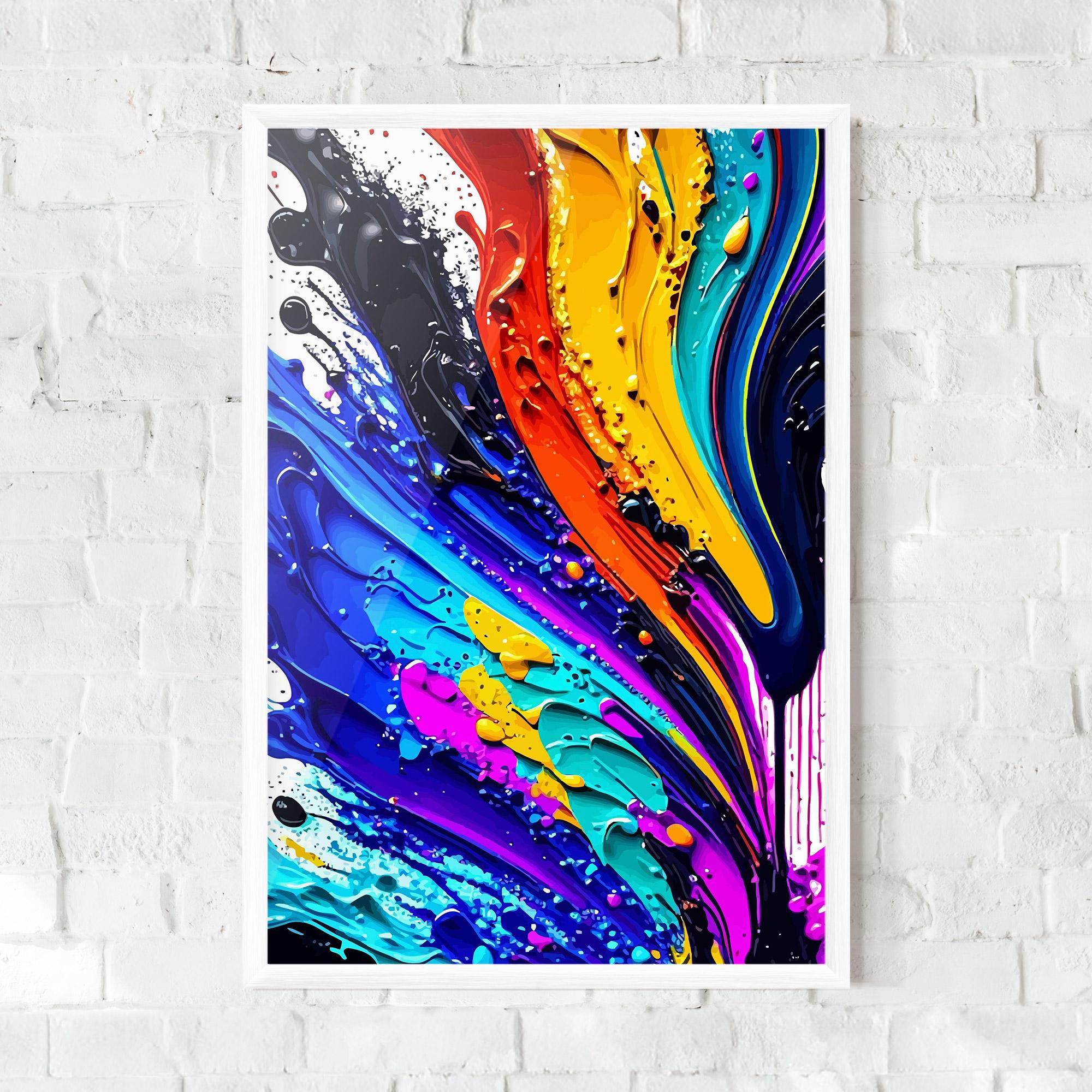 Poster Înrămat Beautiful Splash mockup 0