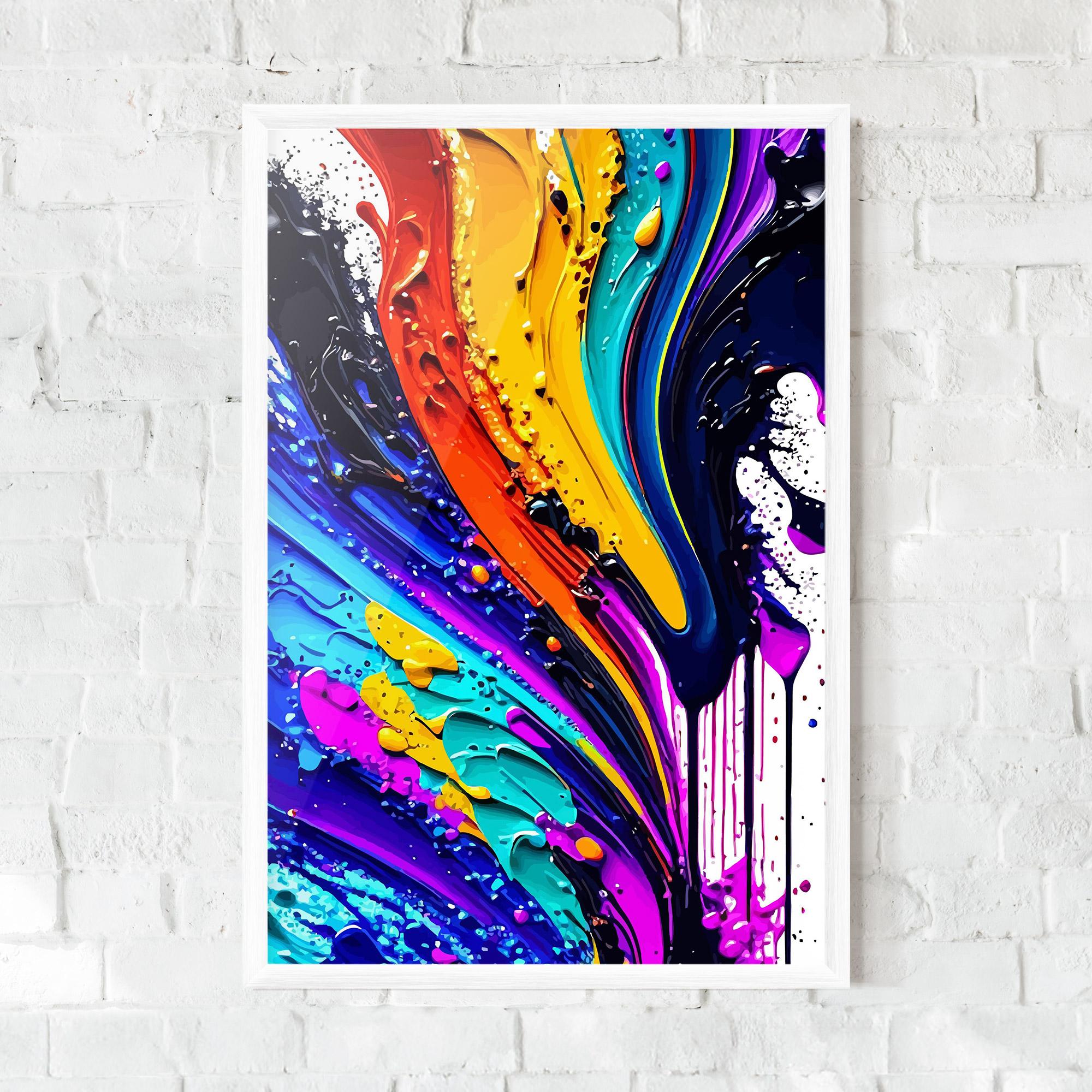 Poster Înrămat Pretty Splash mockup 0