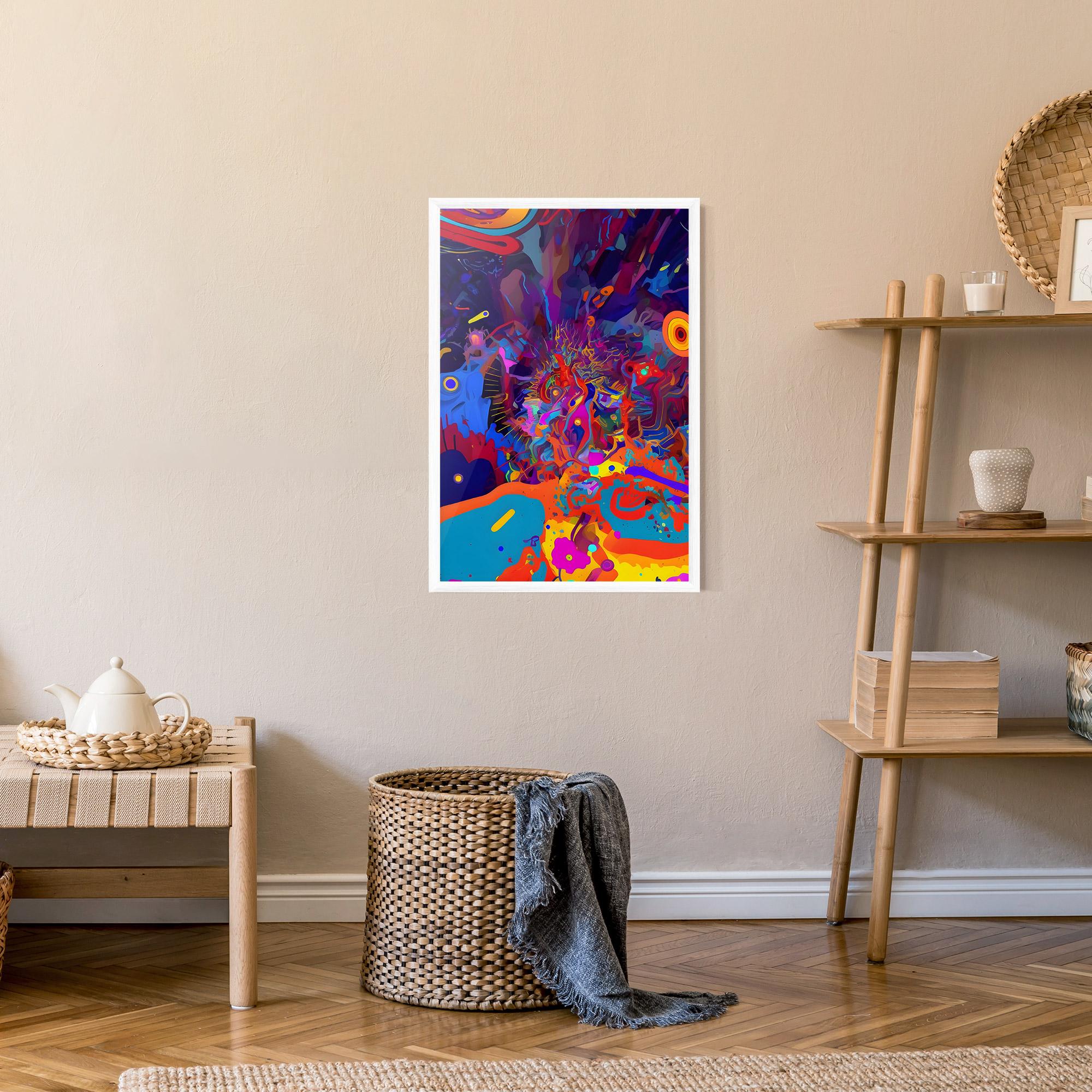 Poster Înrămat Abstract Color Work mockup 9
