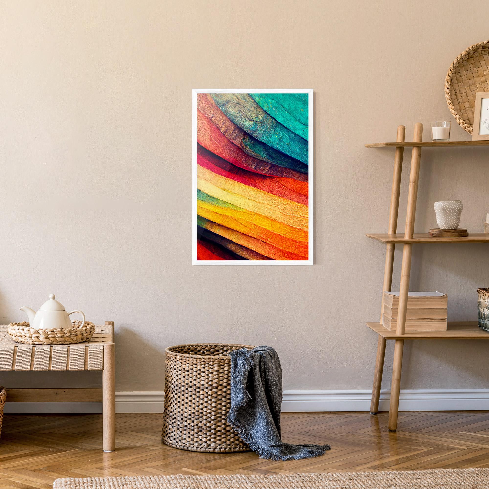 Poster Înrămat Autumn Abstract Color mockup 9
