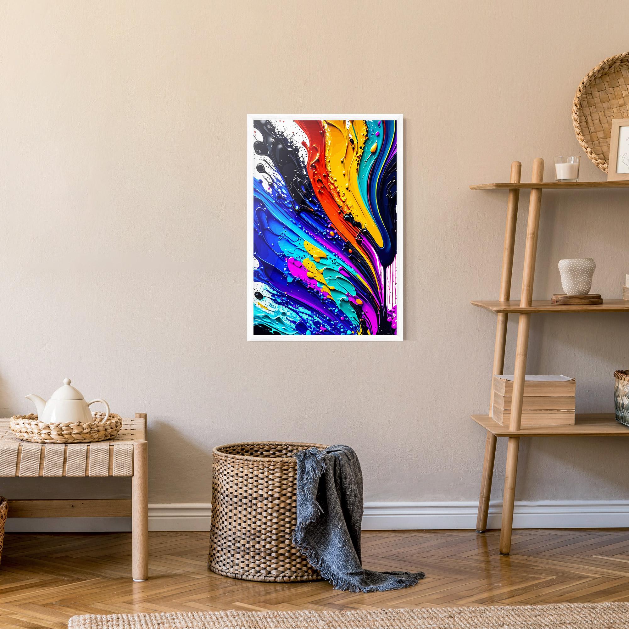 Poster Înrămat Beautiful Splash mockup 9