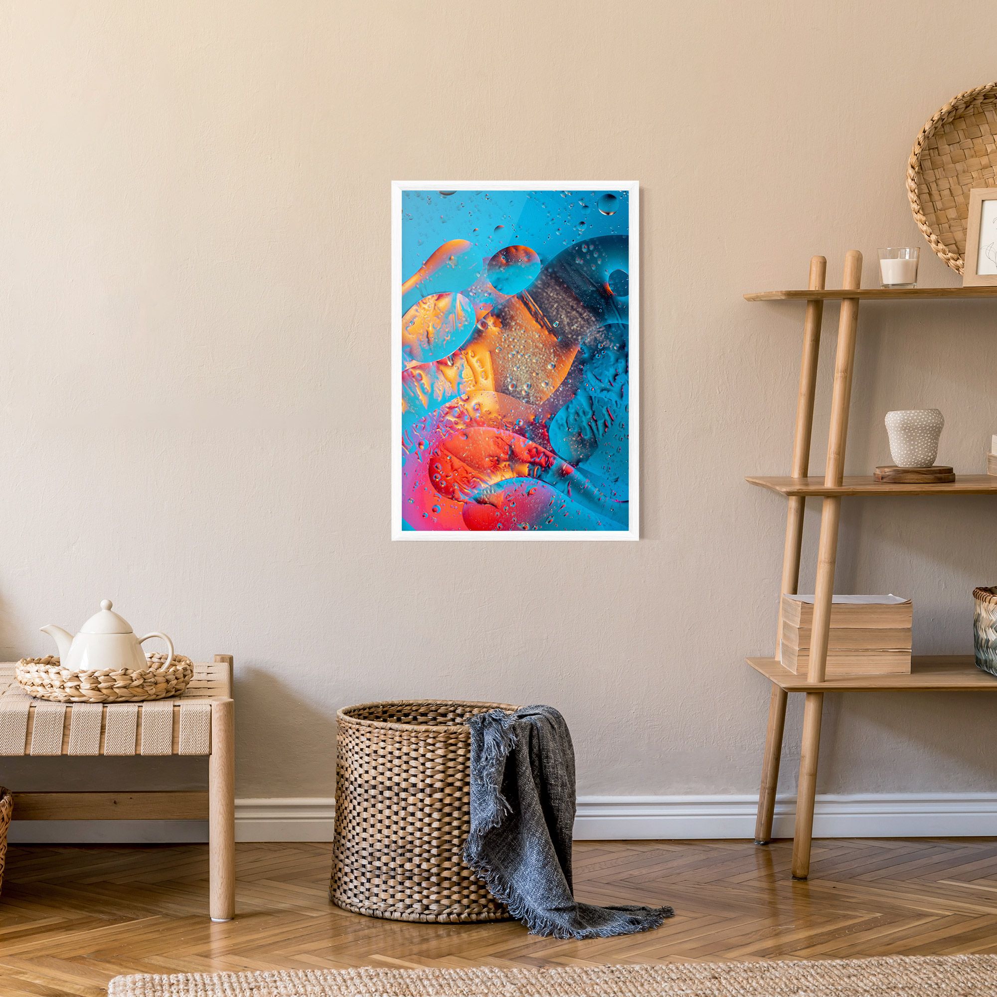 Blue Orange Drops mockup 9