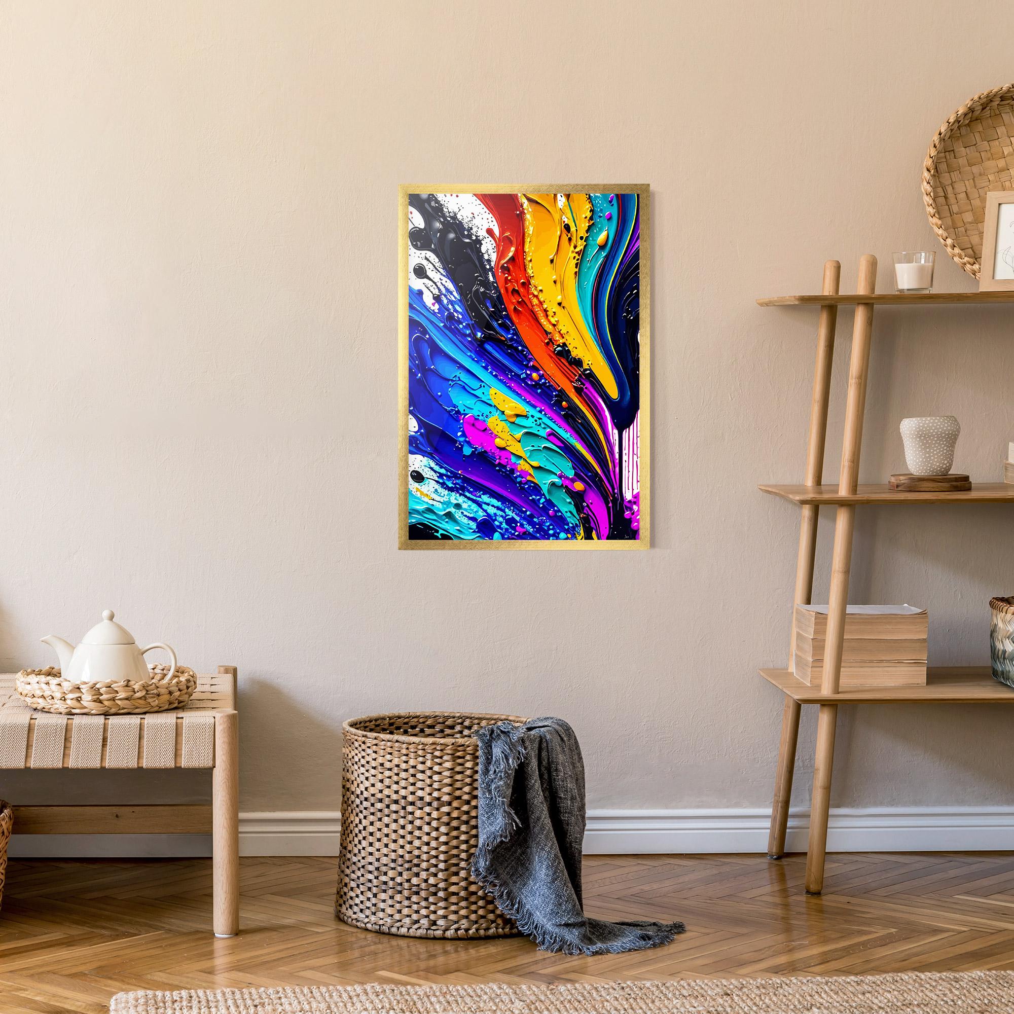 Poster Înrămat Beautiful Splash mockup 9