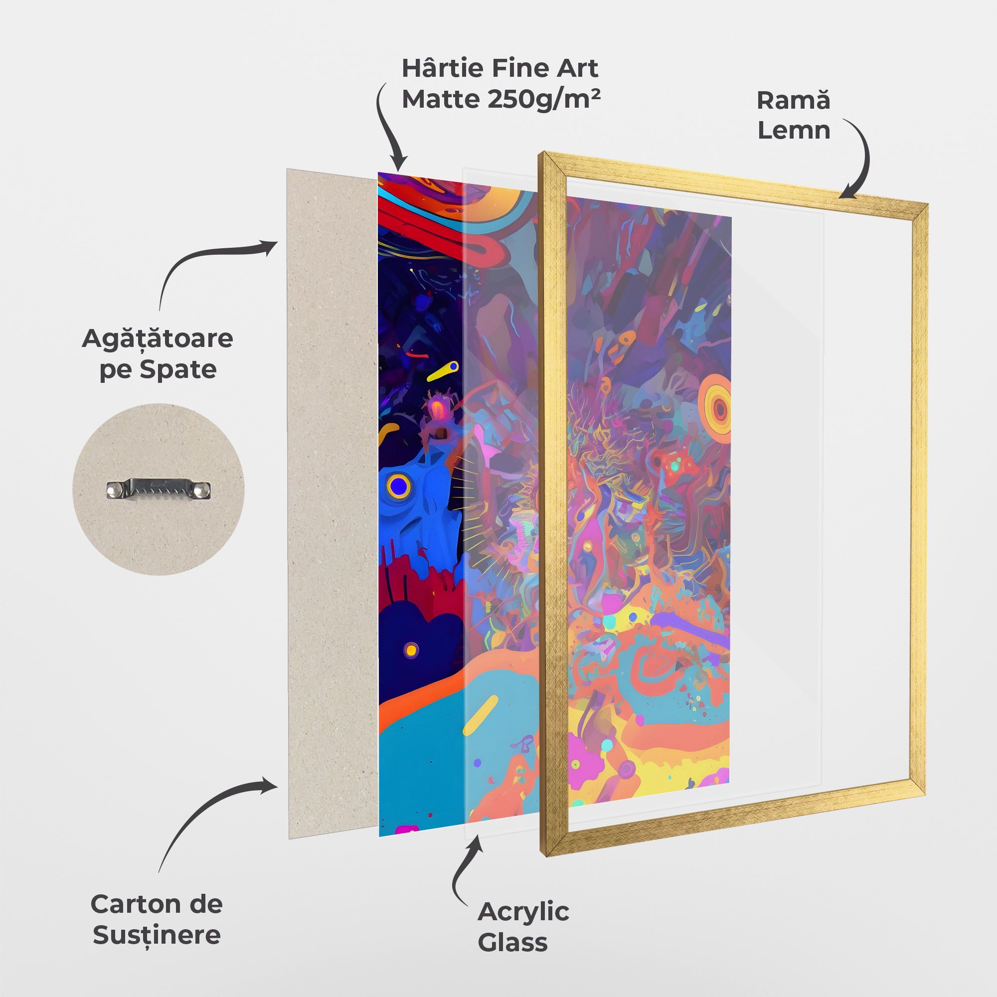 Abstract Color Work mockup 1