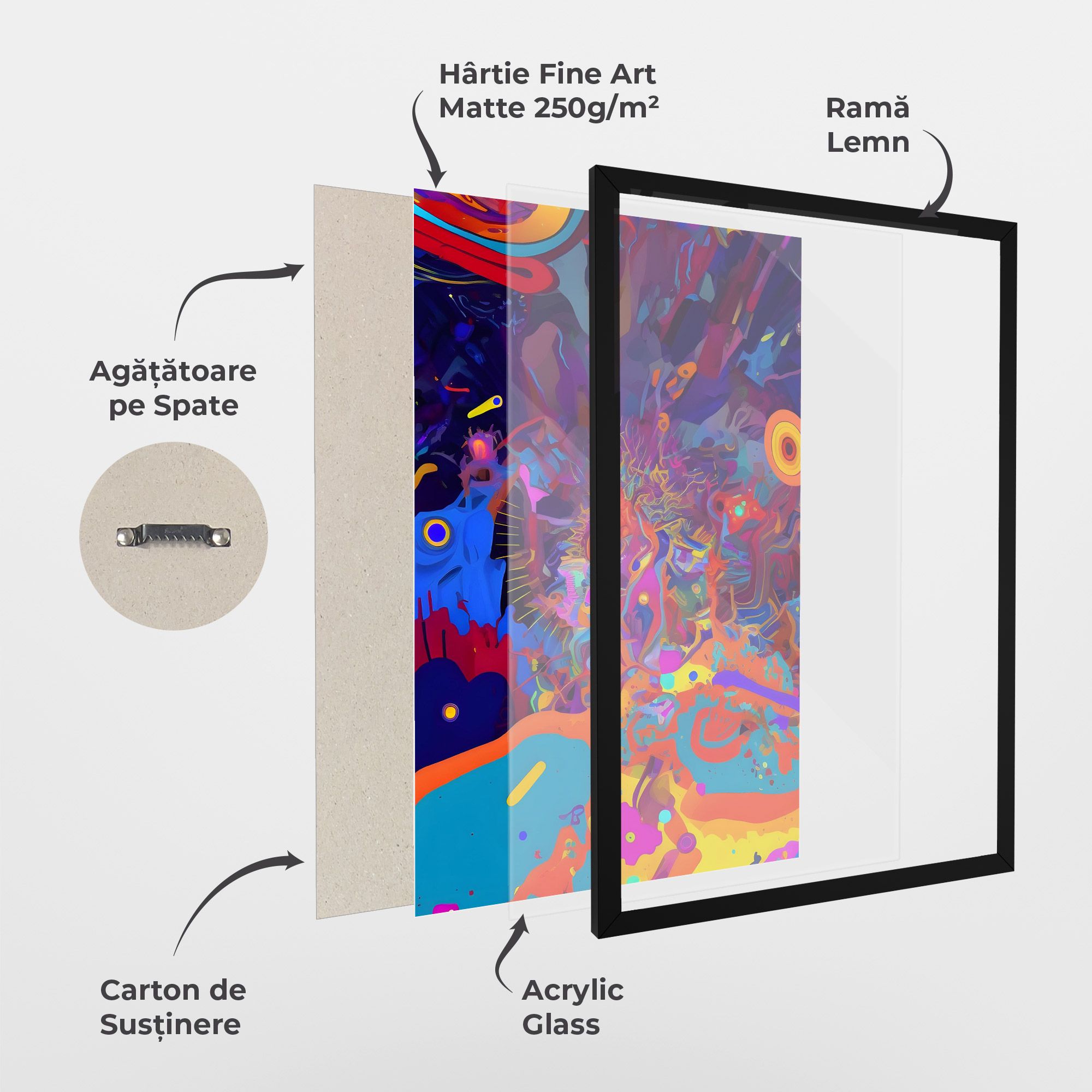 Abstract Color Work mockup 1