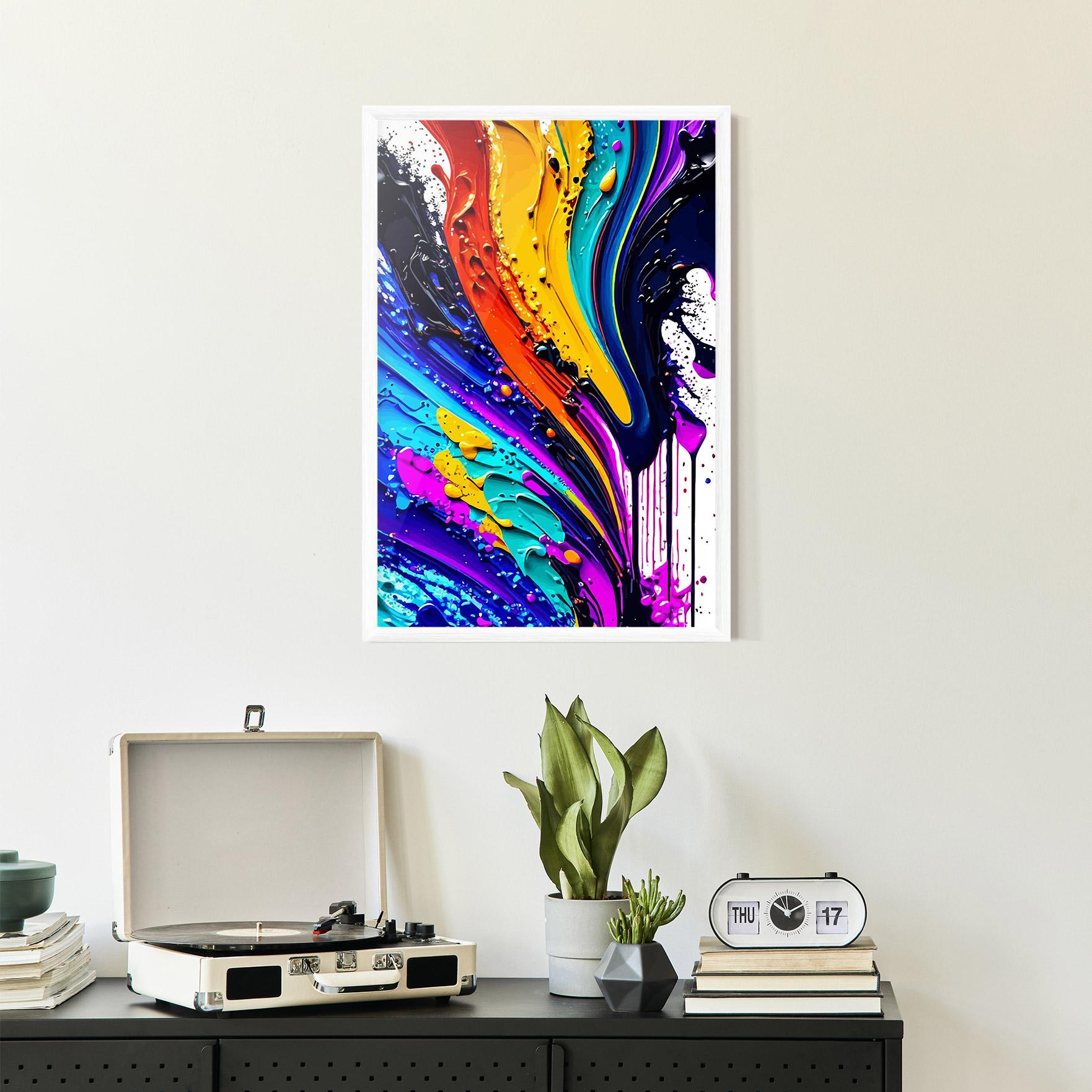 Poster Înrămat Pretty Splash mockup 2