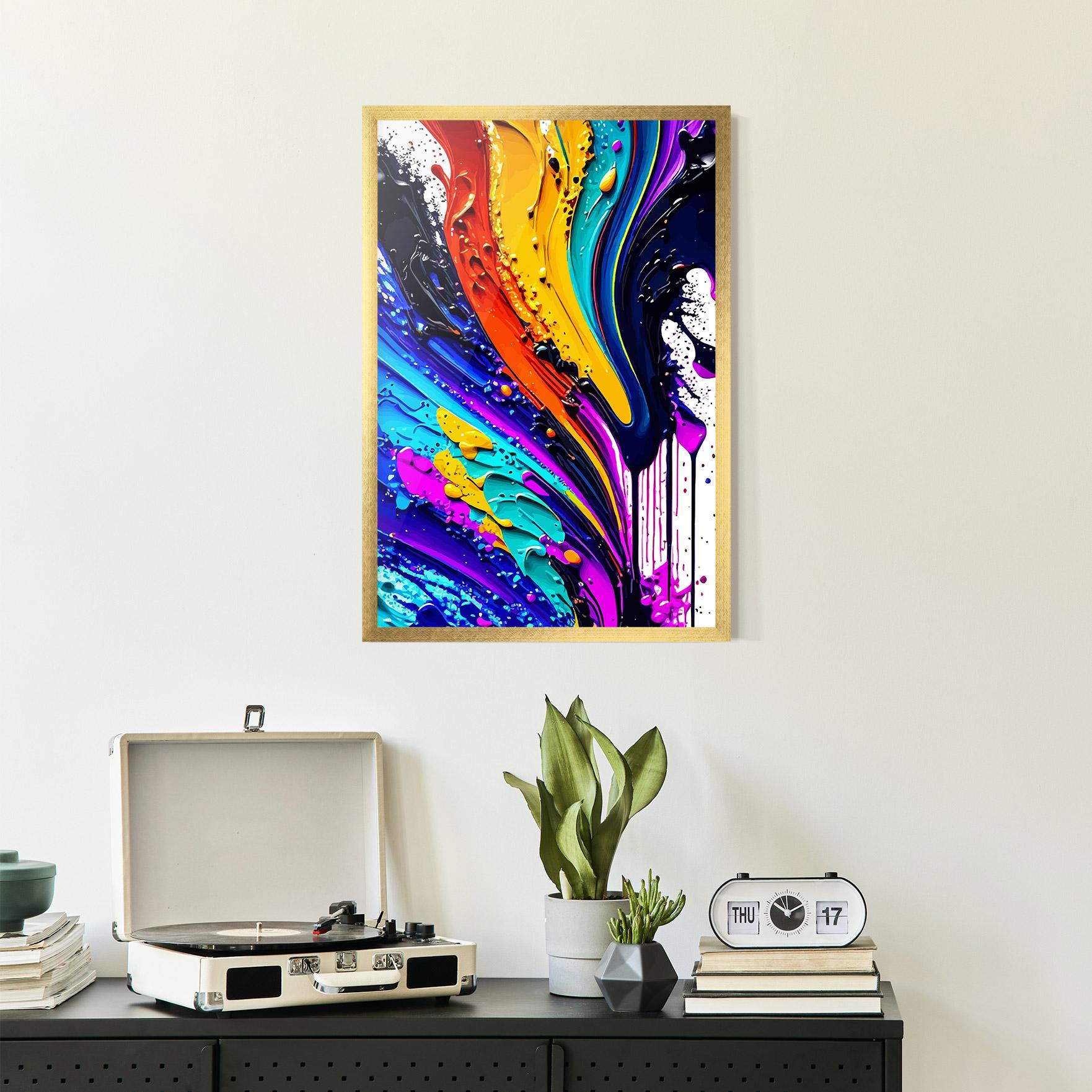 Poster Înrămat Pretty Splash mockup 2