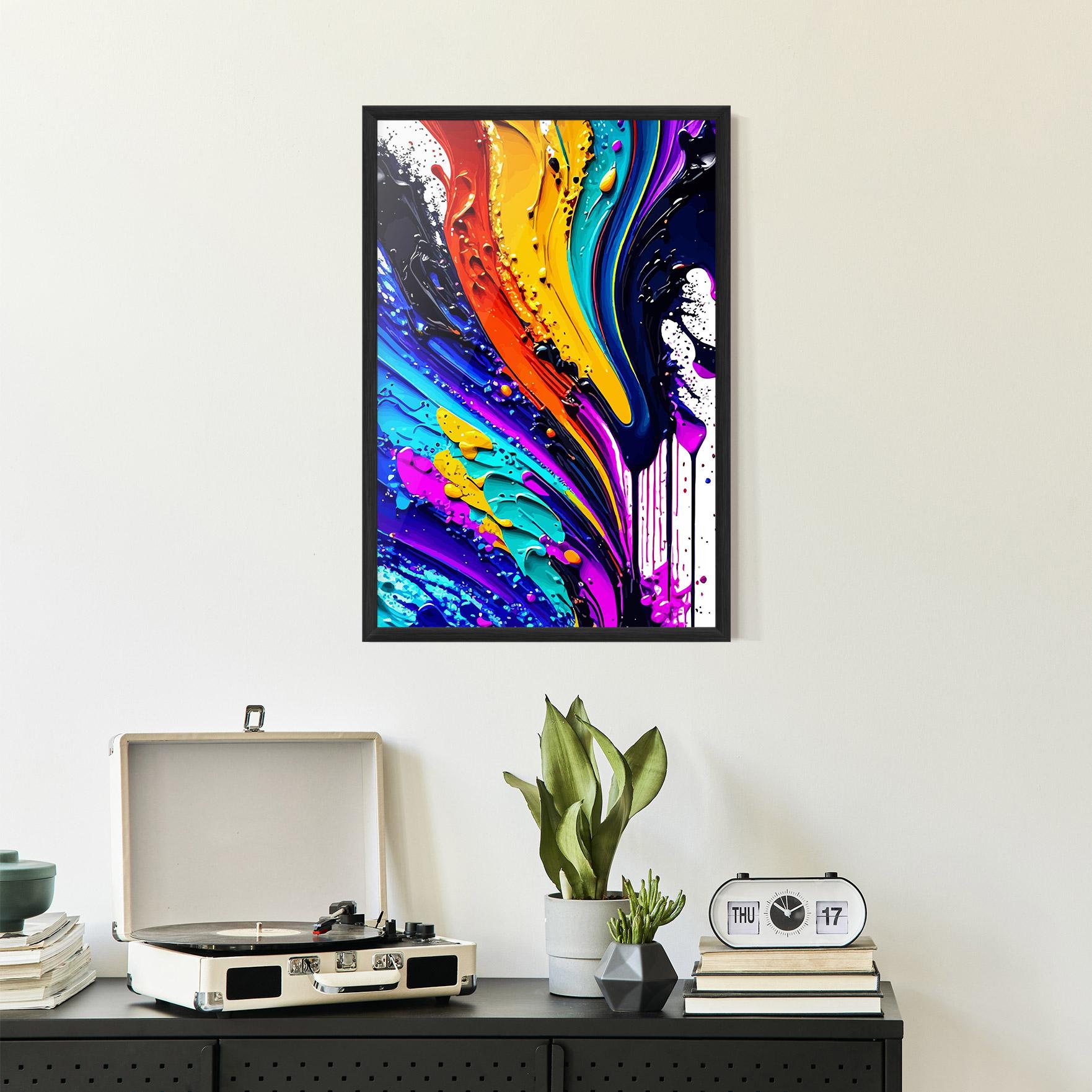 Poster Înrămat Pretty Splash mockup 2