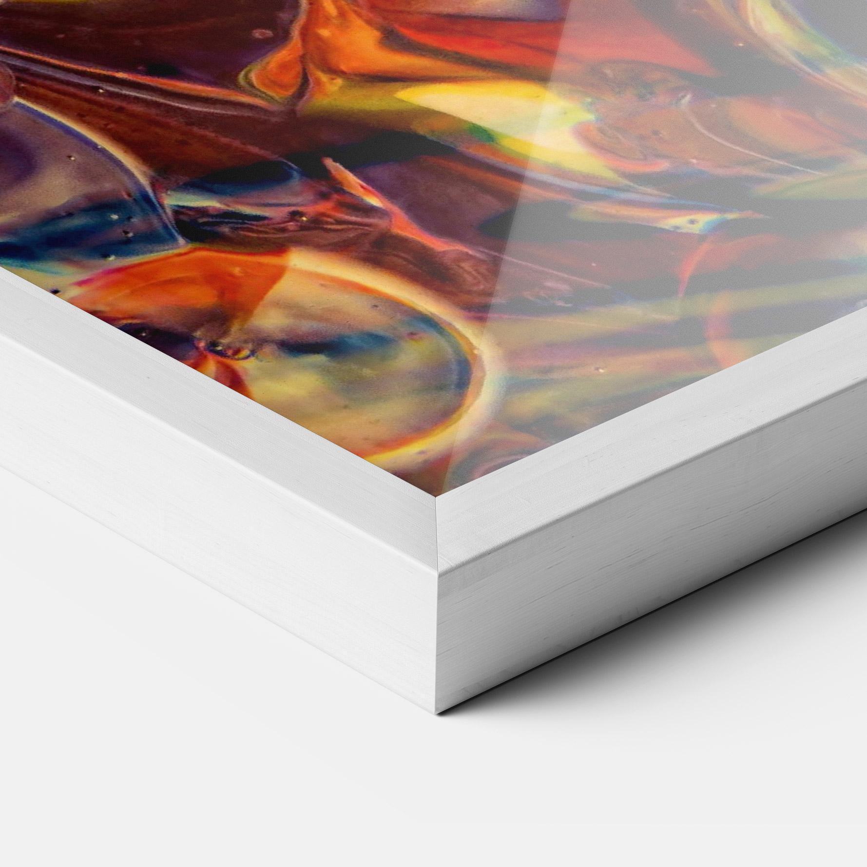 Poster Înrămat Abstract Glass mockup 3