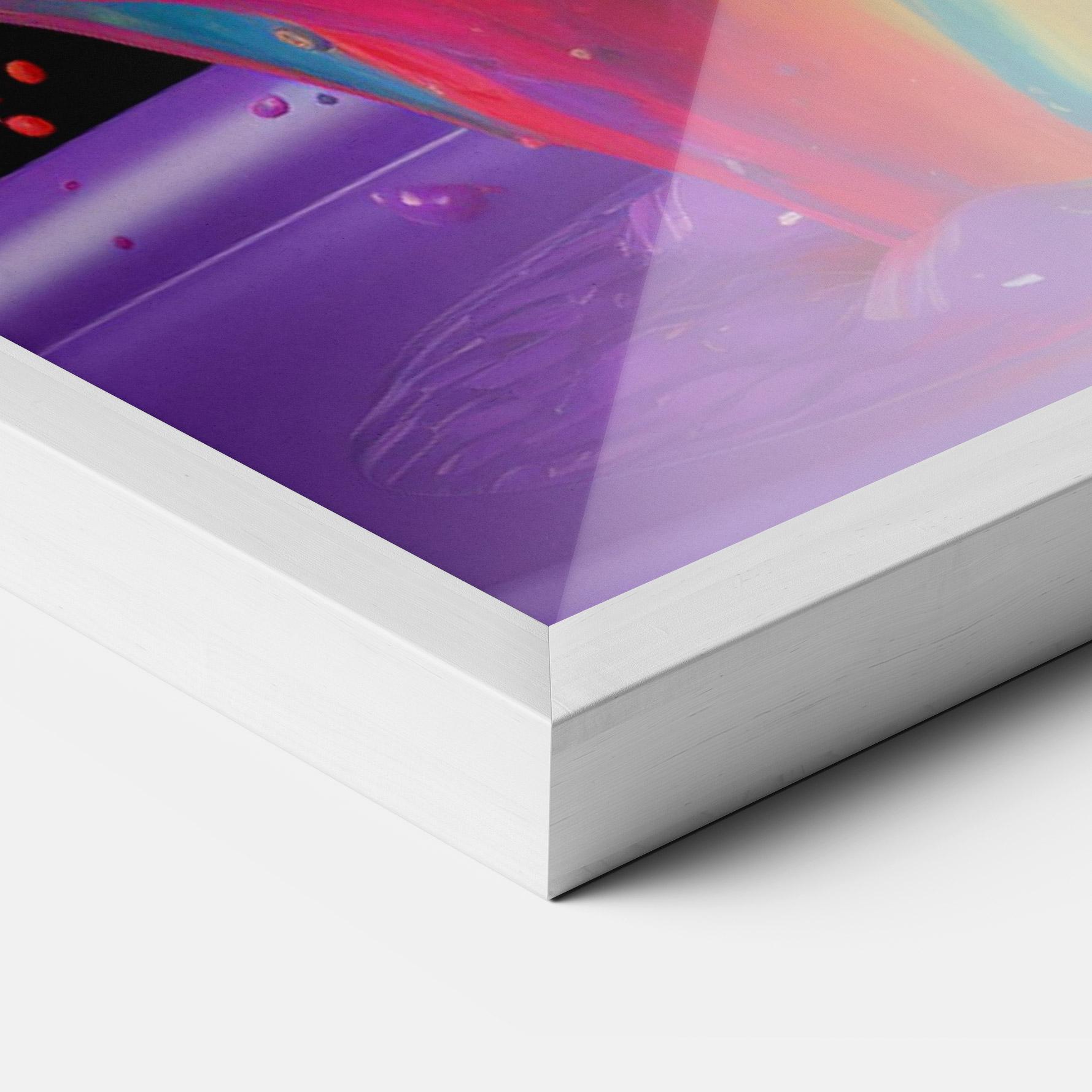 Poster Înrămat Brightly Color Splashing mockup 3