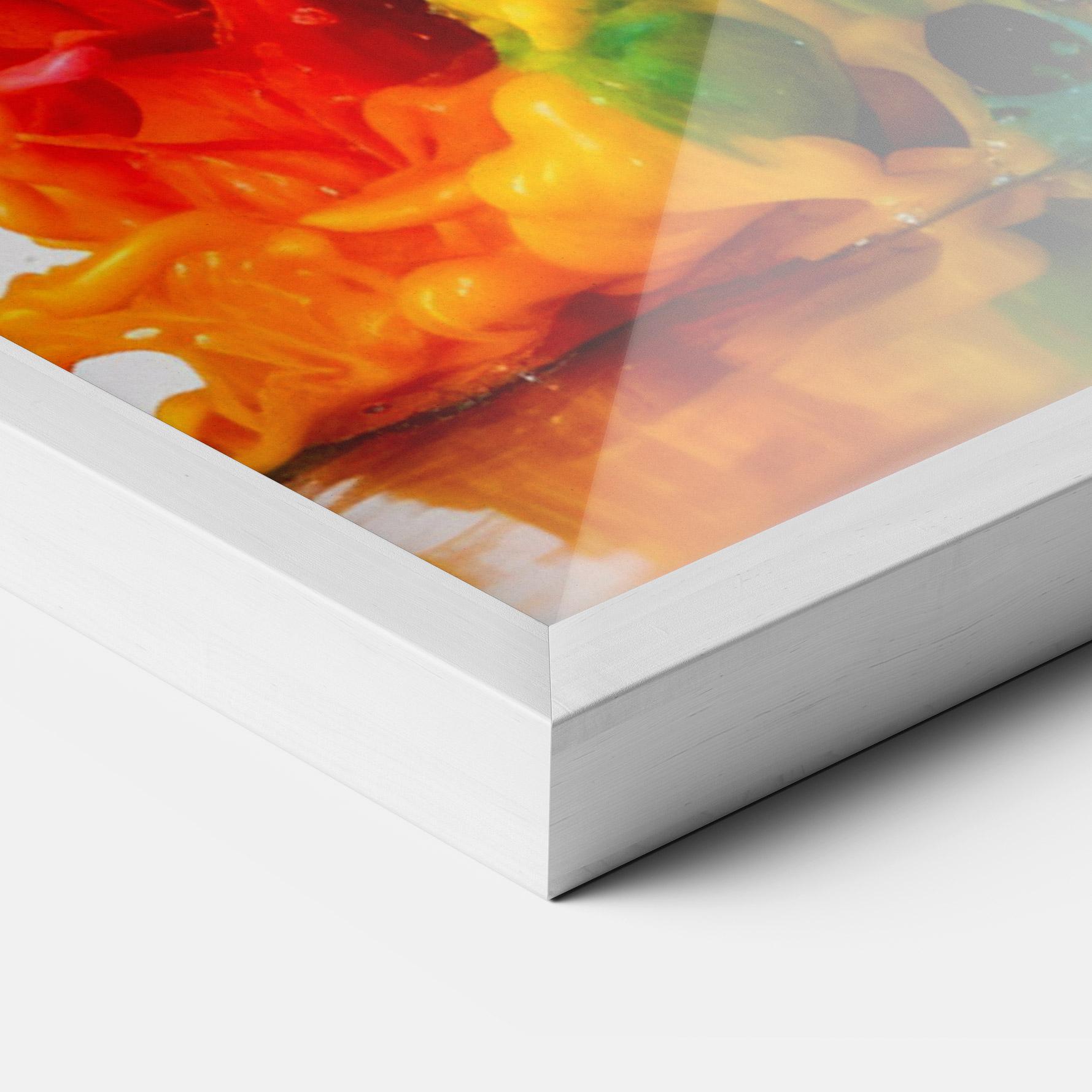 Poster Înrămat Colorful Explosion Paint mockup 3