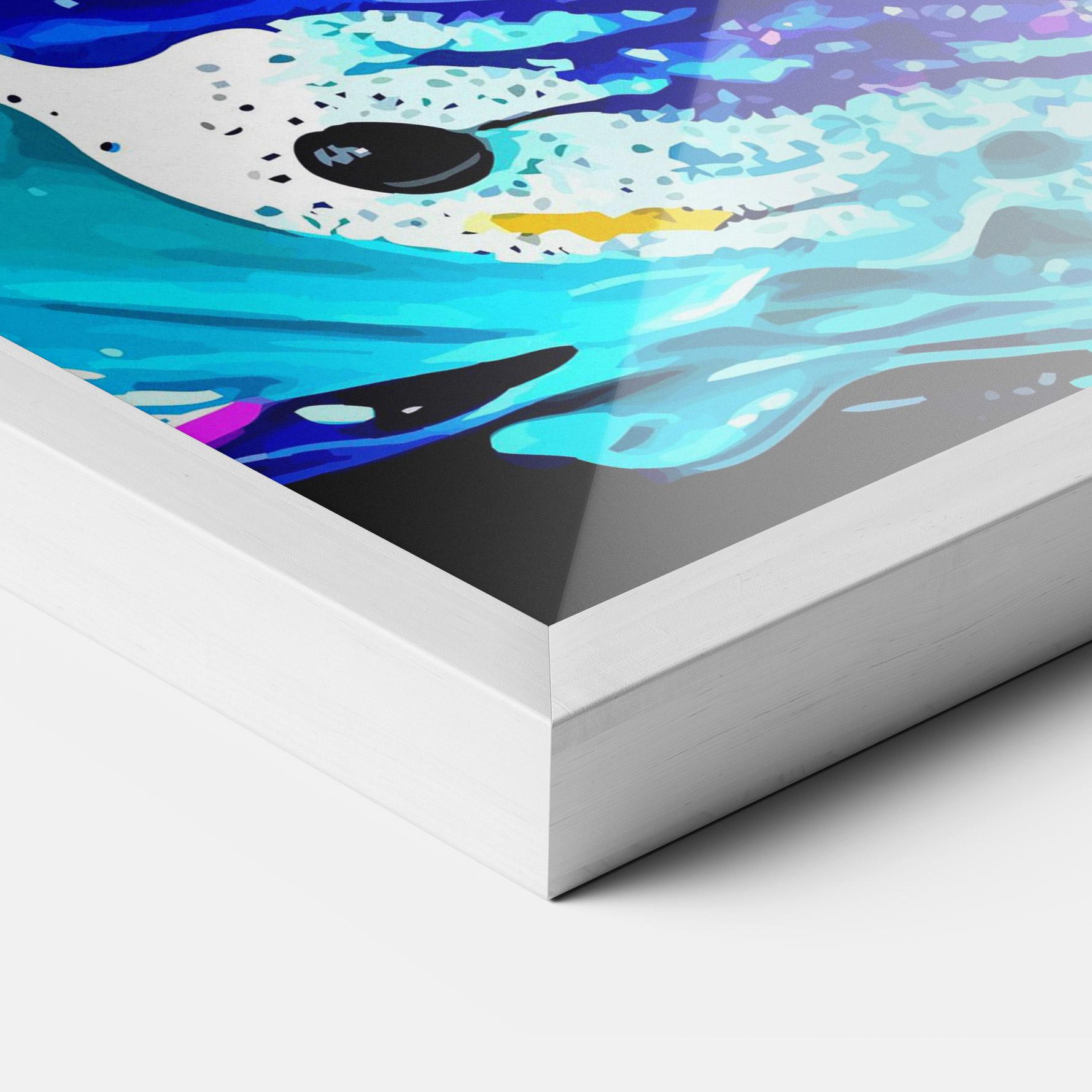 Poster Înrămat Pretty Splash Color mockup 3