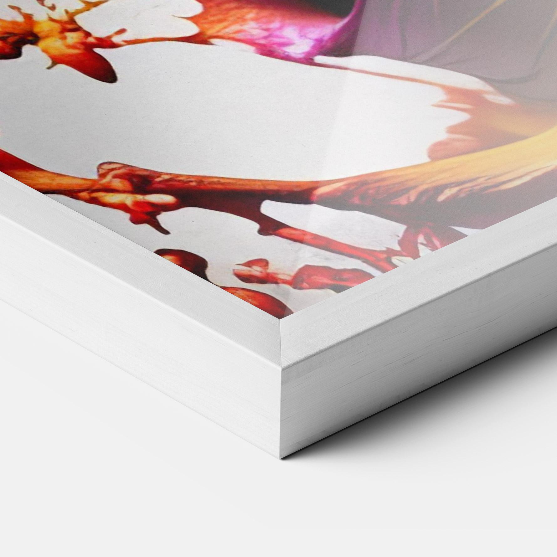 Poster Înrămat Purple Blue Splash mockup 3