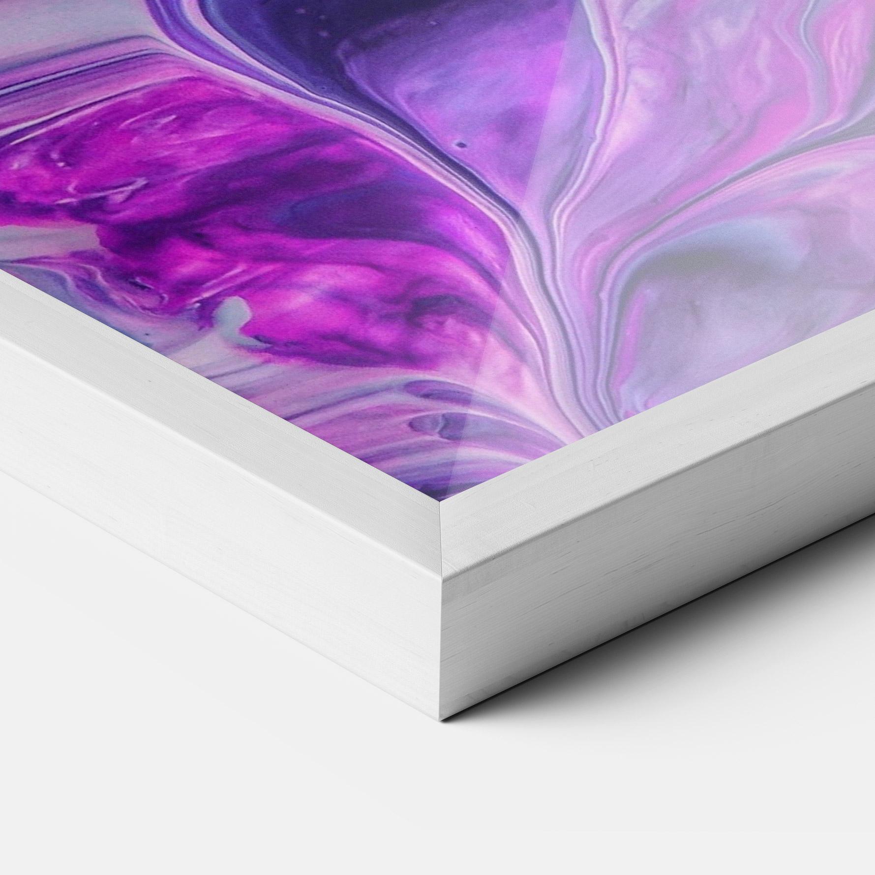 Poster Înrămat Purple Fluid mockup 3
