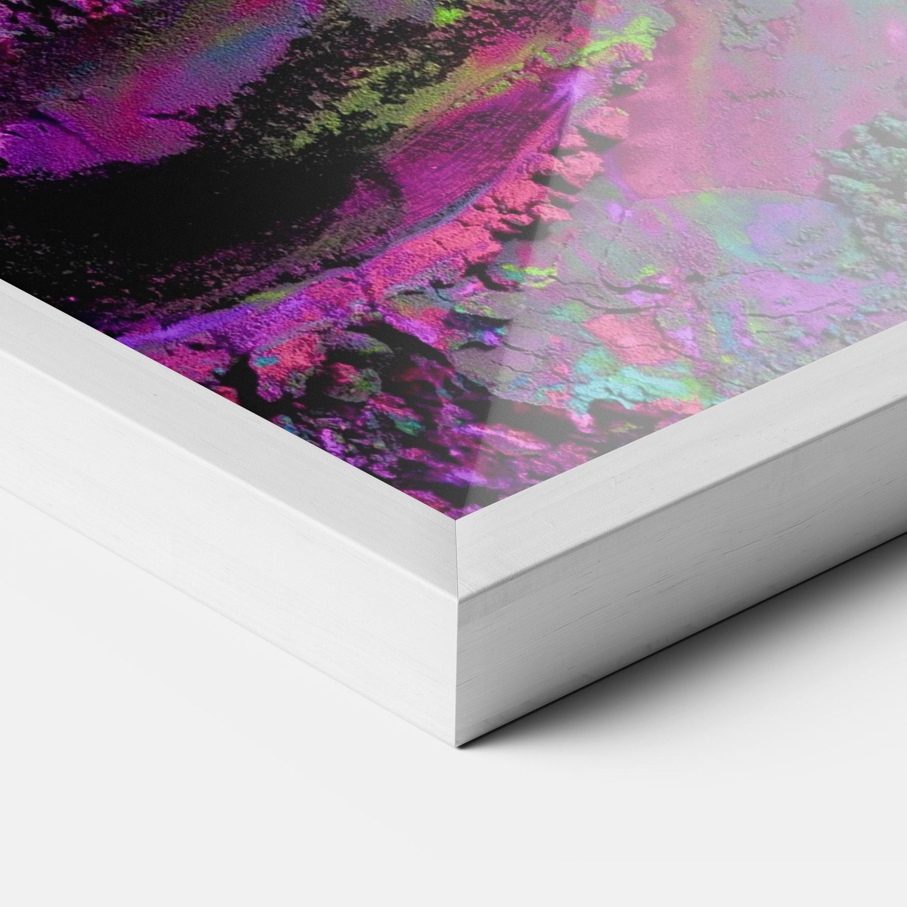 Poster Înrămat Purple Powder mockup 3