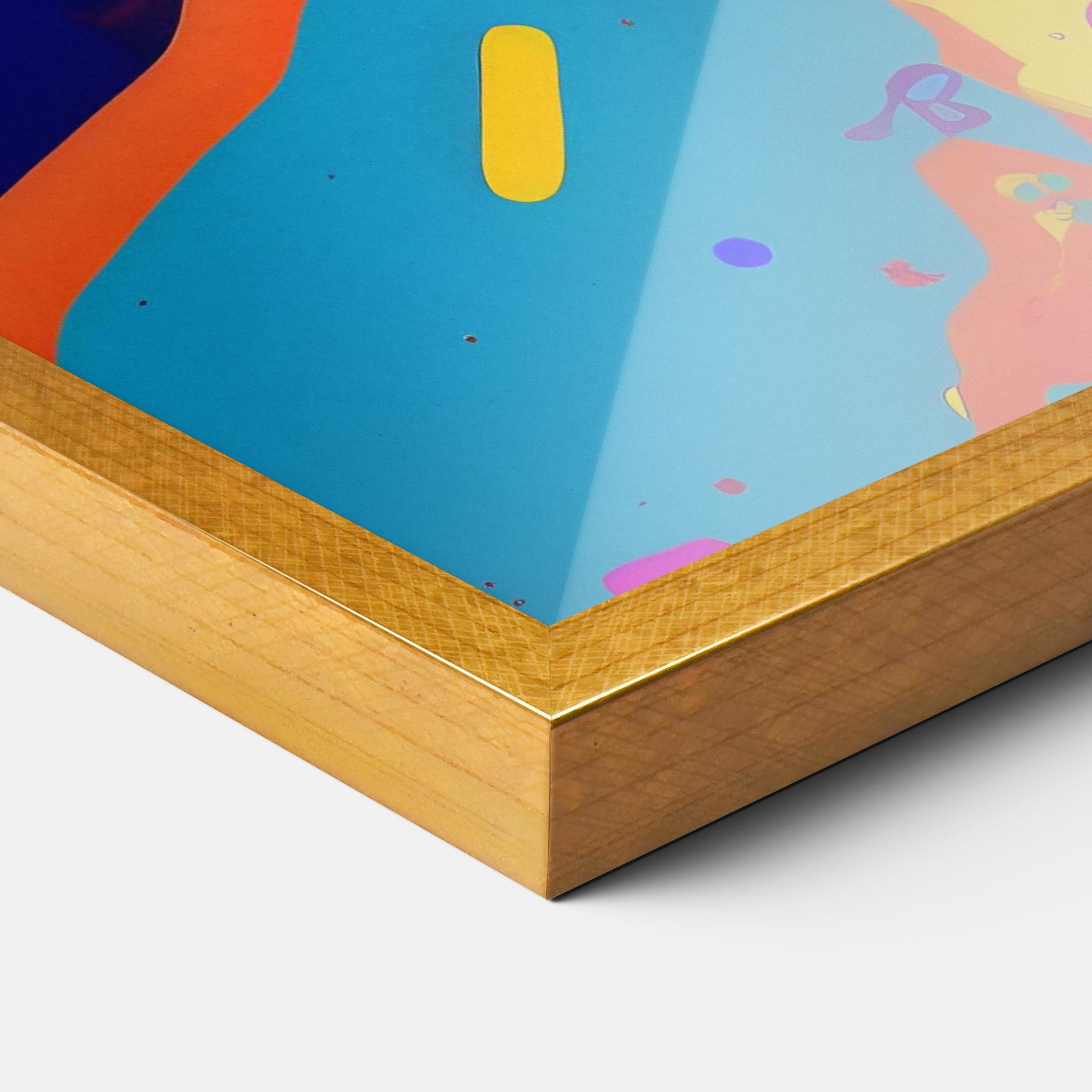 Poster Înrămat Abstract Color Work mockup 3