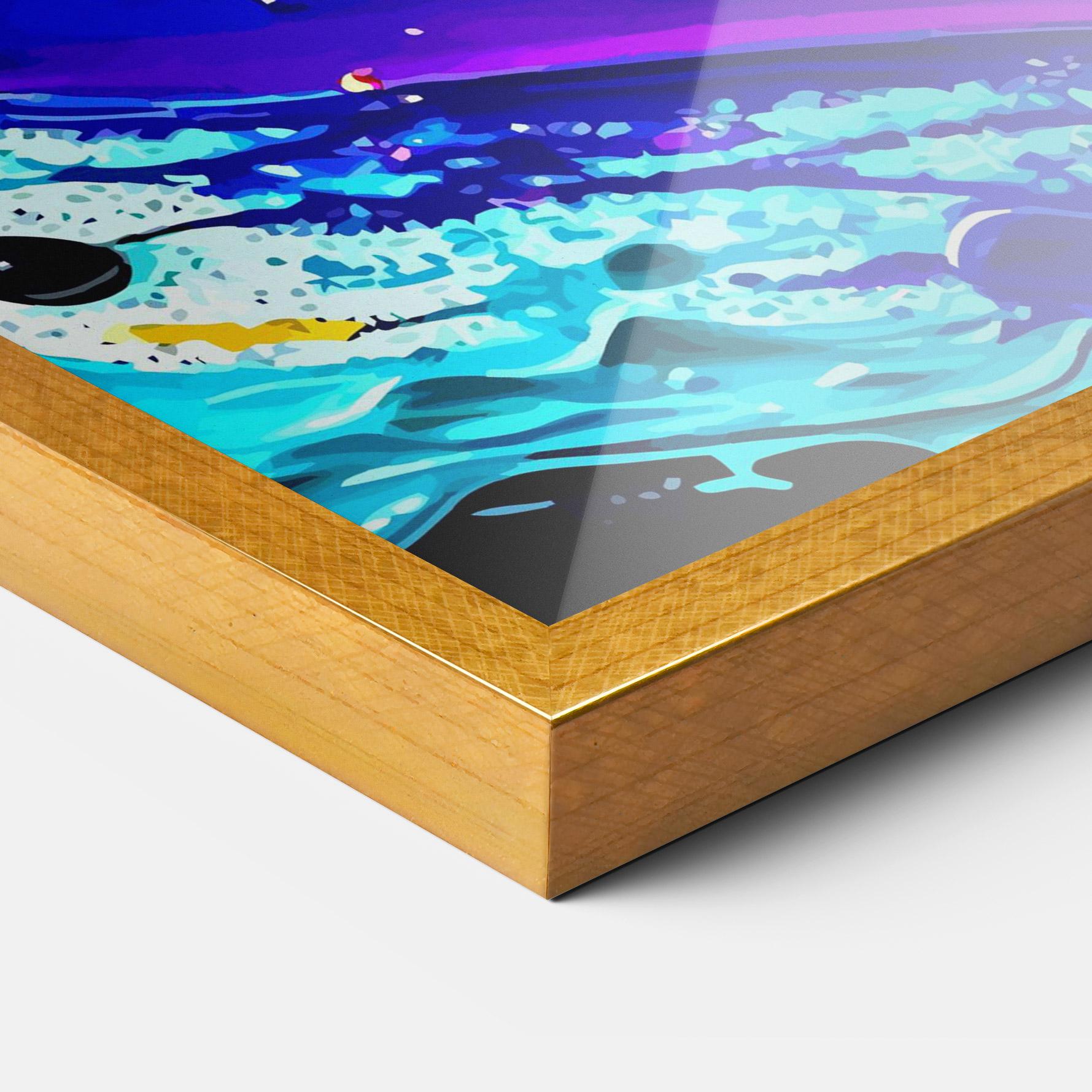 Poster Înrămat Beautiful Splash mockup 3