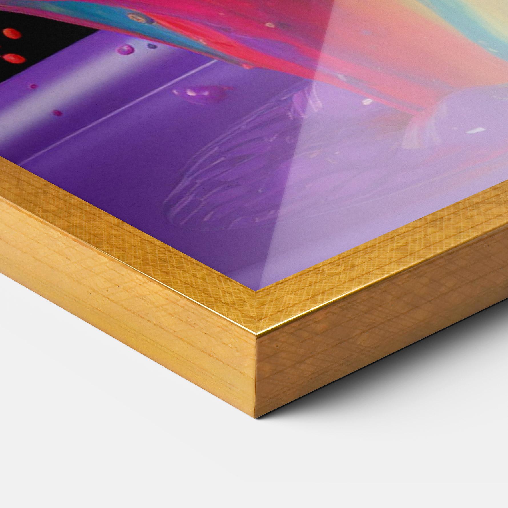 Poster Înrămat Brightly Color Splashing mockup 3