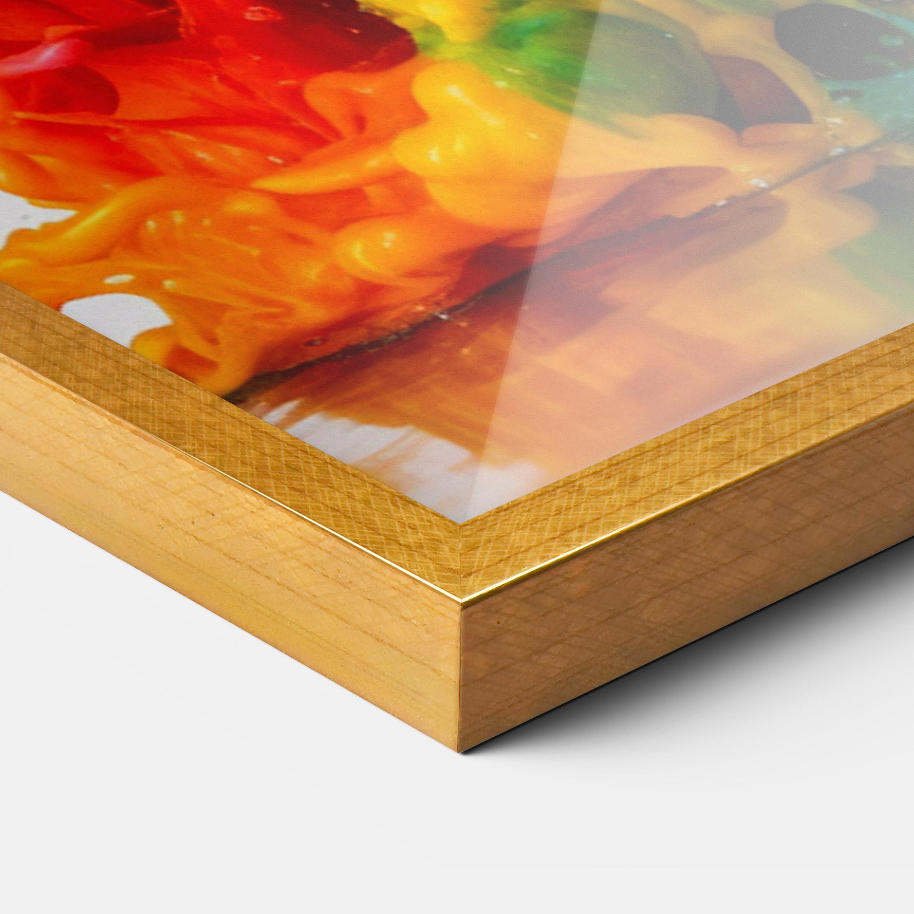 Poster Înrămat Colorful Explosion Paint mockup 3