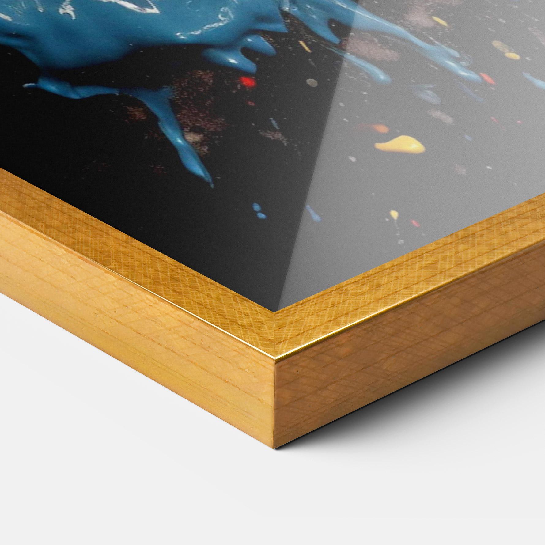 Poster Înrămat Floating Color Splash mockup 3