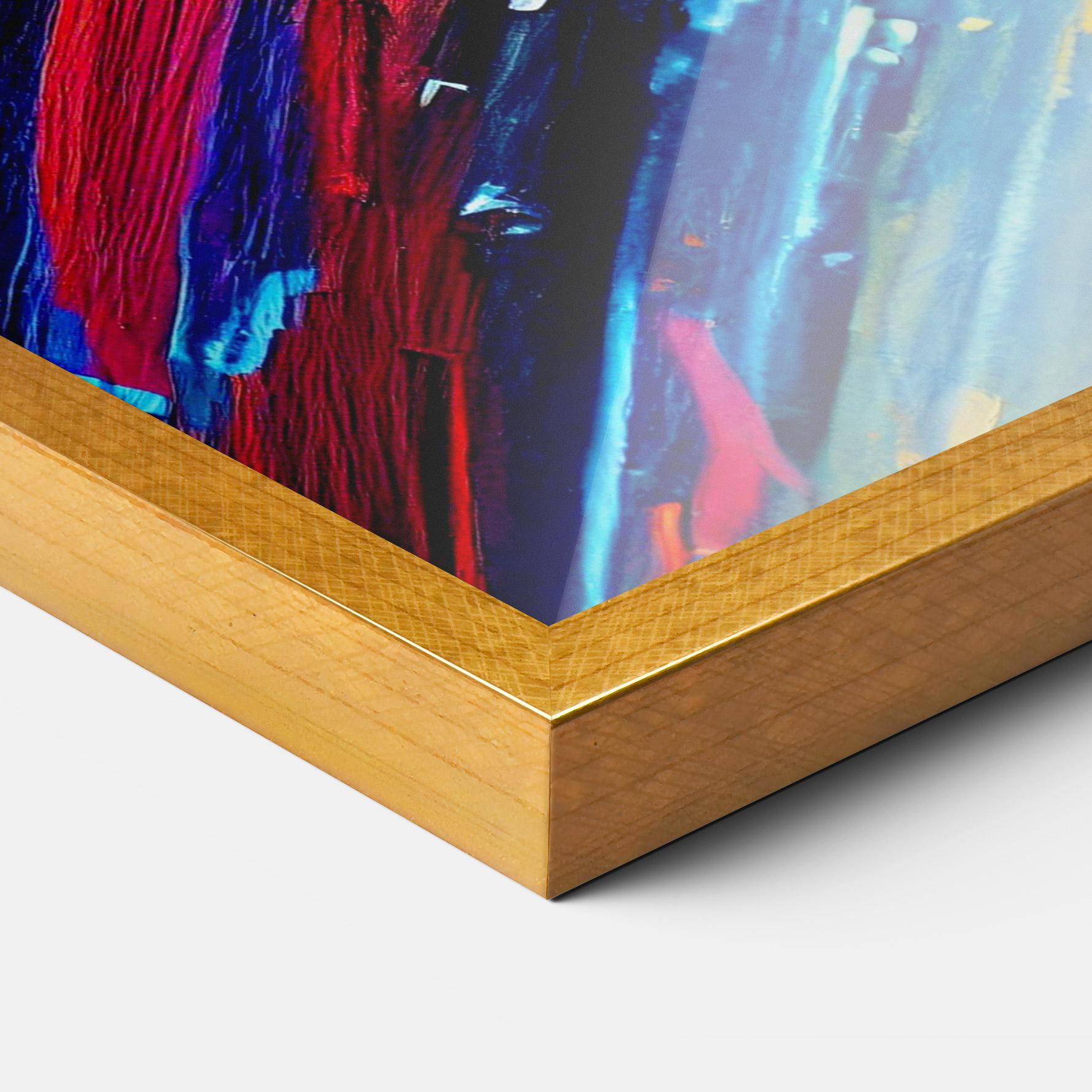 Poster Înrămat Horizontal Color Shot mockup 3