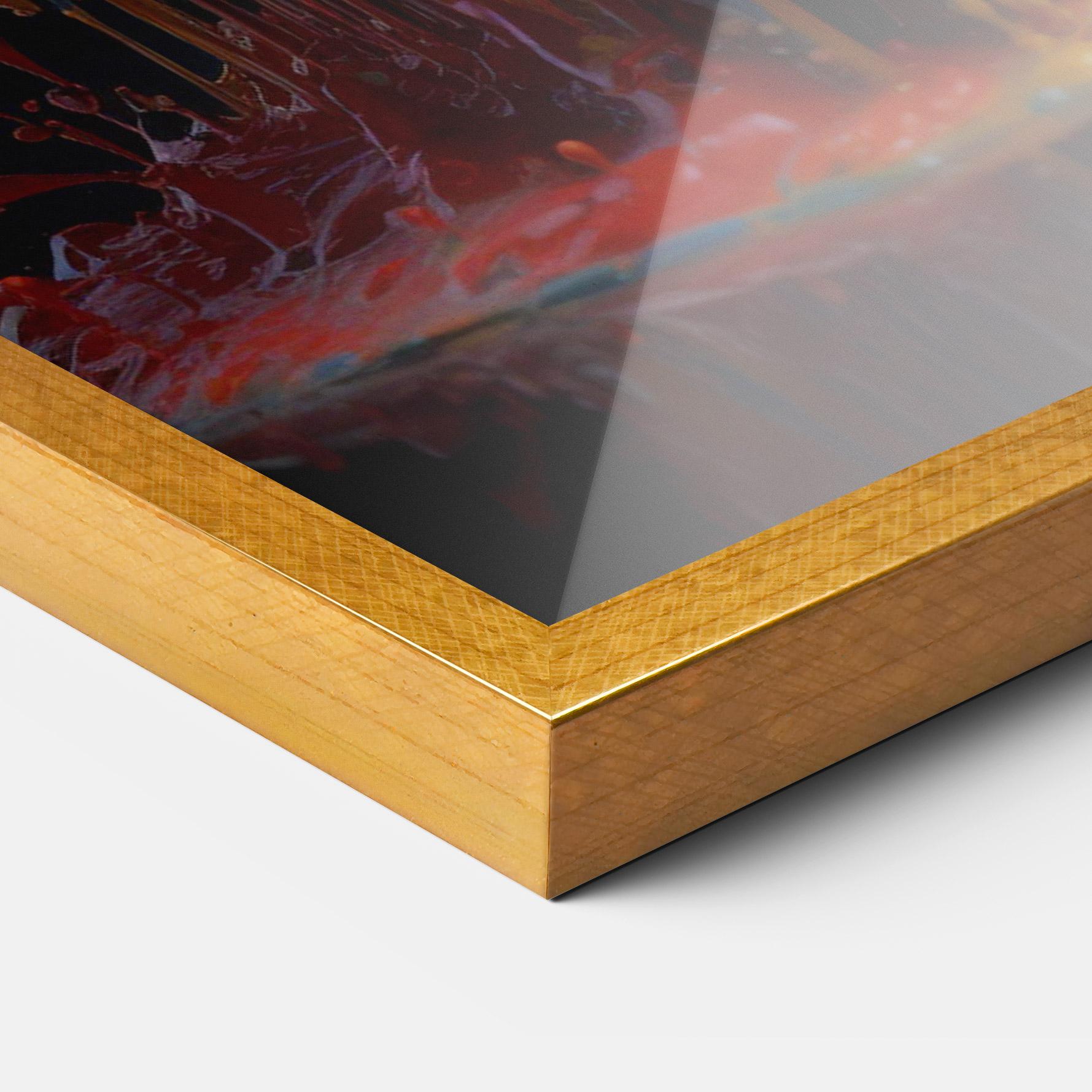 Poster Înrămat Liquid Splashing mockup 3