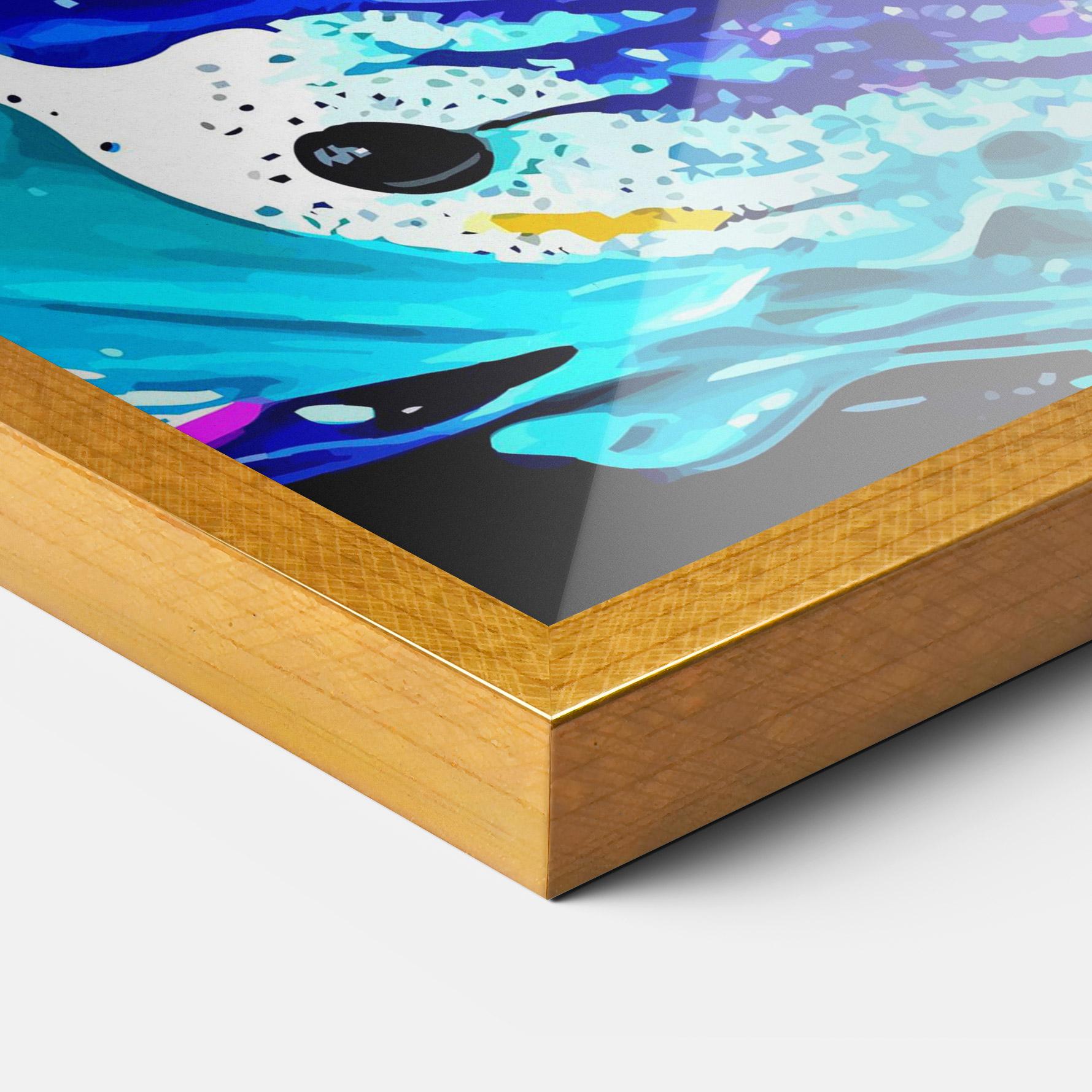 Poster Înrămat Pretty Splash Color mockup 3