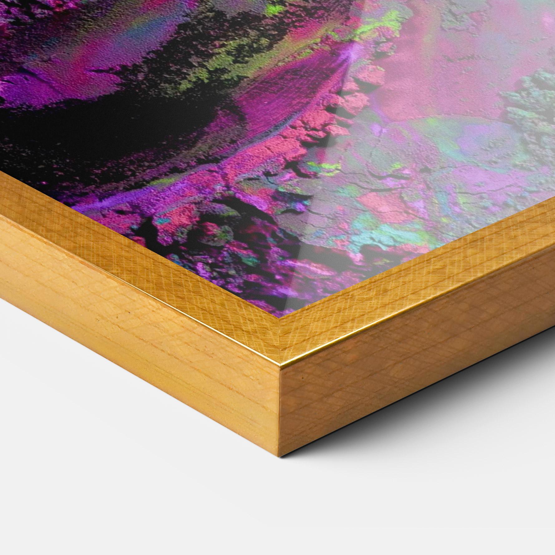 Poster Înrămat Purple Powder mockup 3