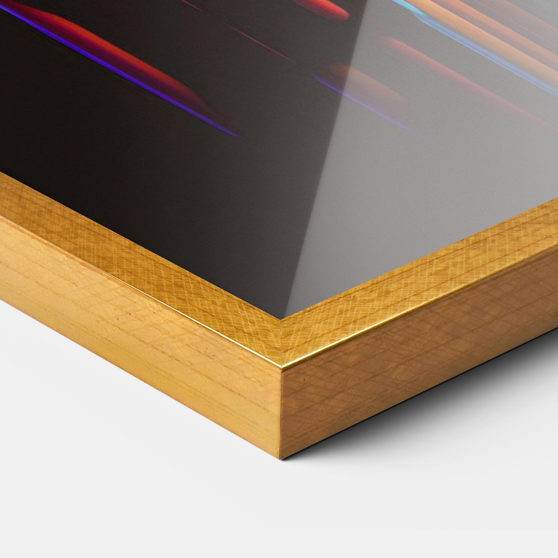 Poster Înrămat Rainbow Floating Colors mockup 3