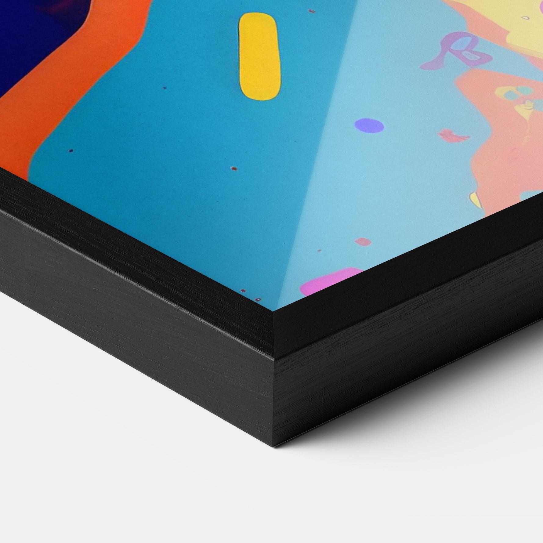 Poster Înrămat Abstract Color Work mockup 3