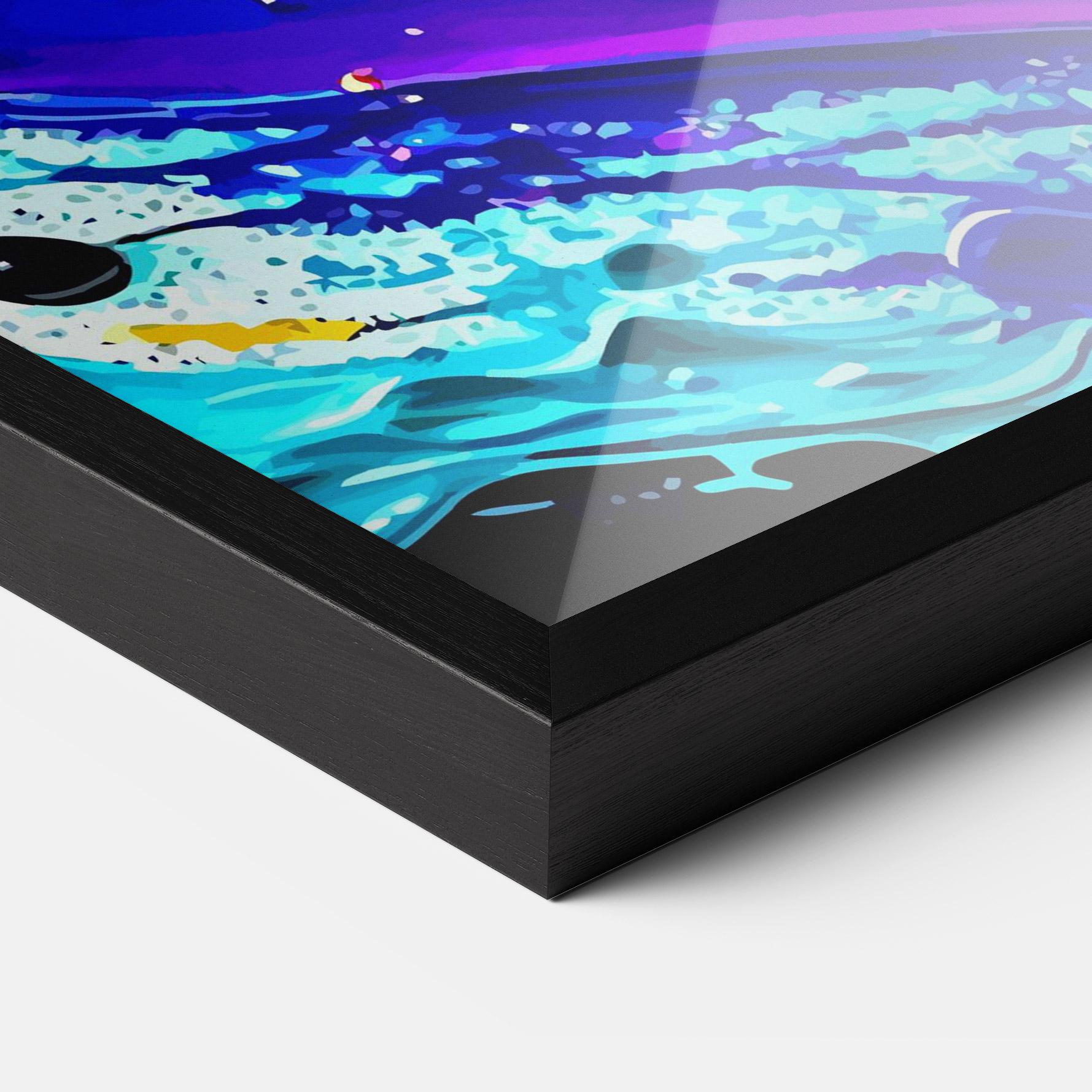 Poster Înrămat Beautiful Splash mockup 3