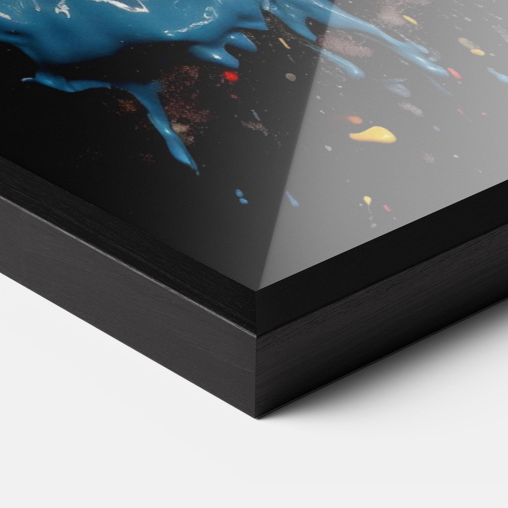 Poster Înrămat Floating Color Splash mockup 3