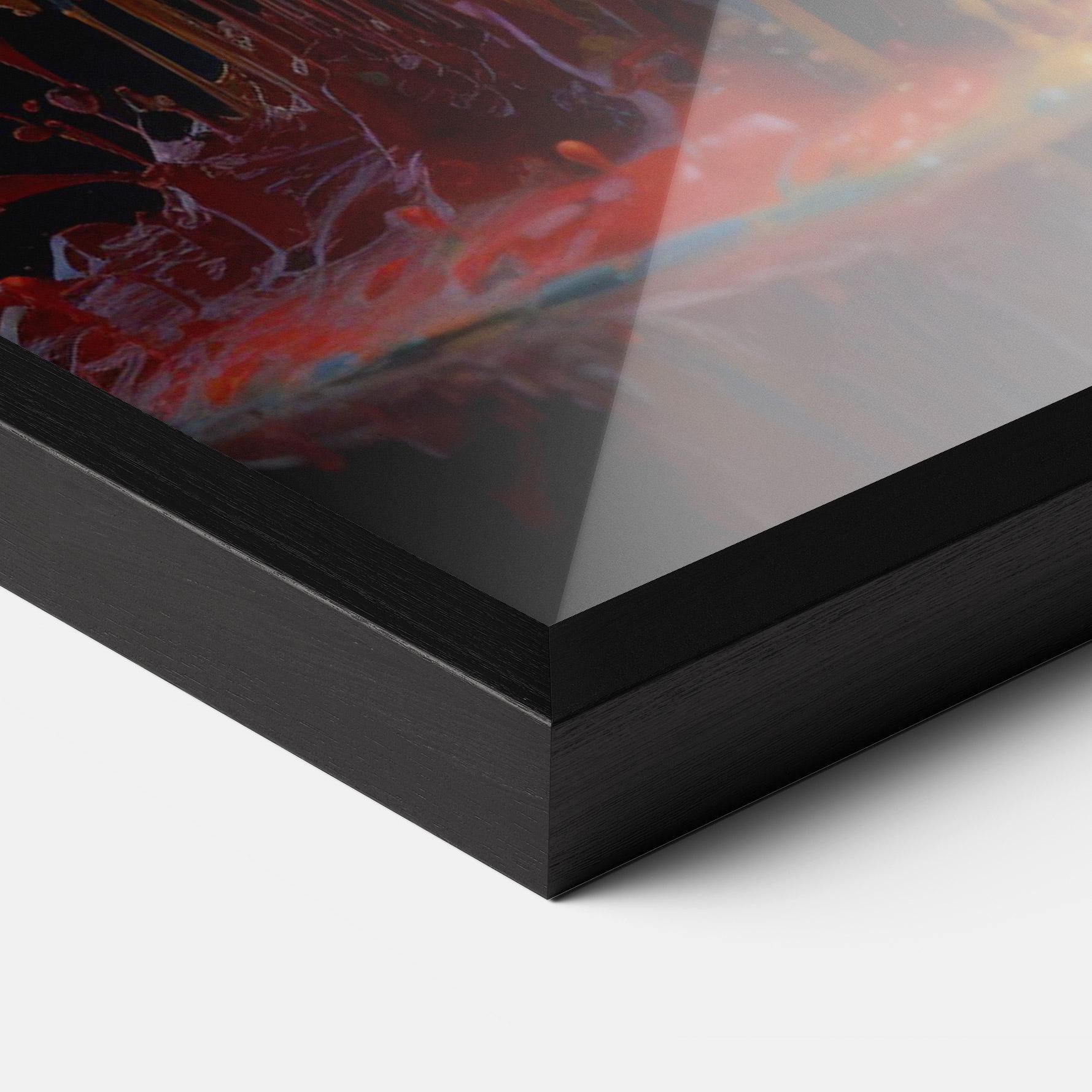 Poster Înrămat Liquid Splashing mockup 3